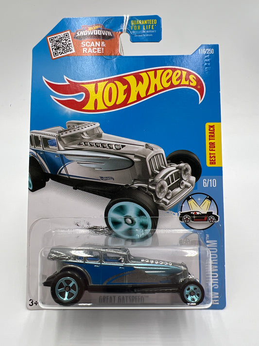 2016 Hot Wheels Walmart Exclusive Zamac #116 Great Gatspeed 146H