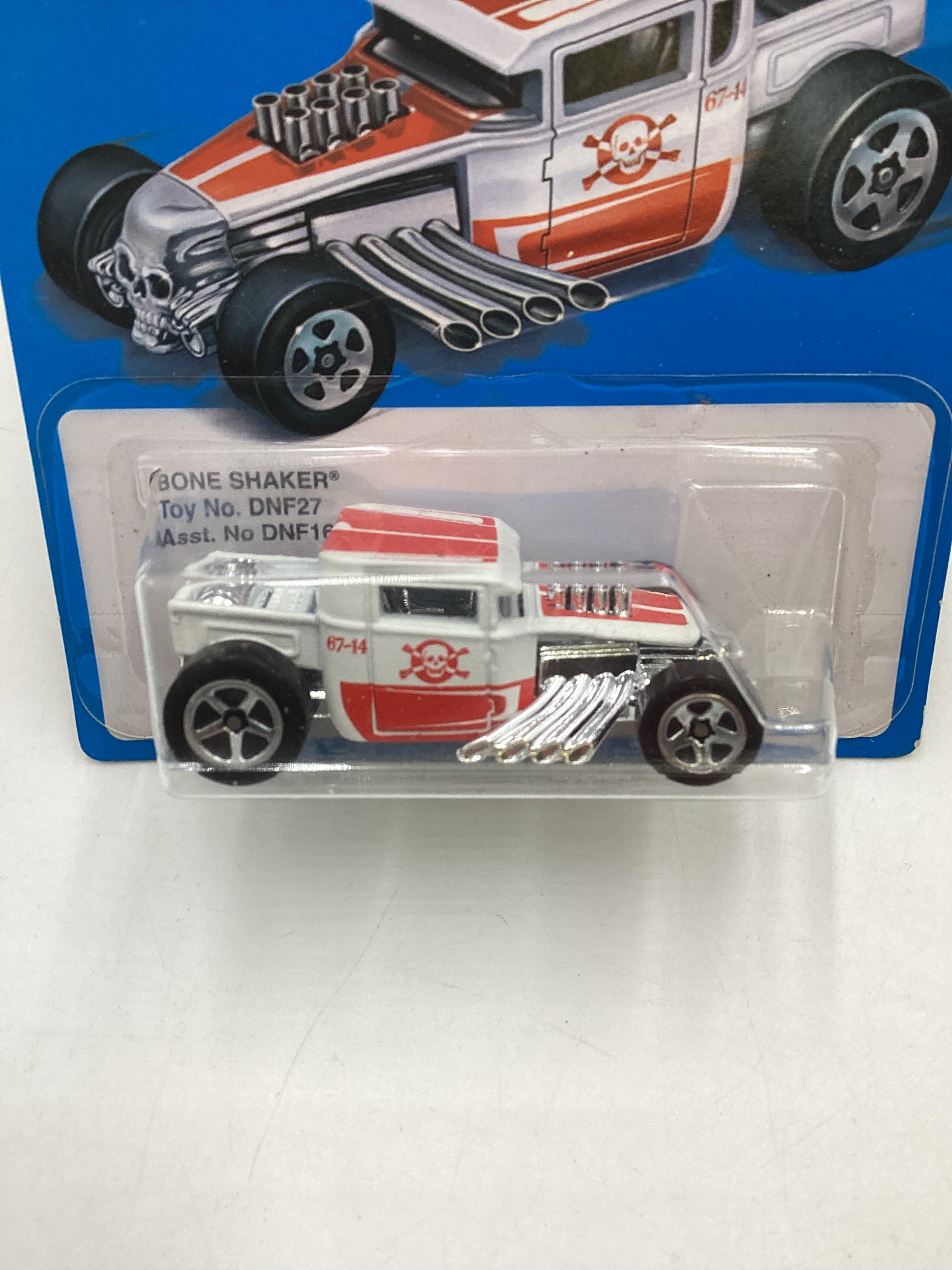Hot Wheels Retro Style Series #DNF27 Bone Shaker White 154B