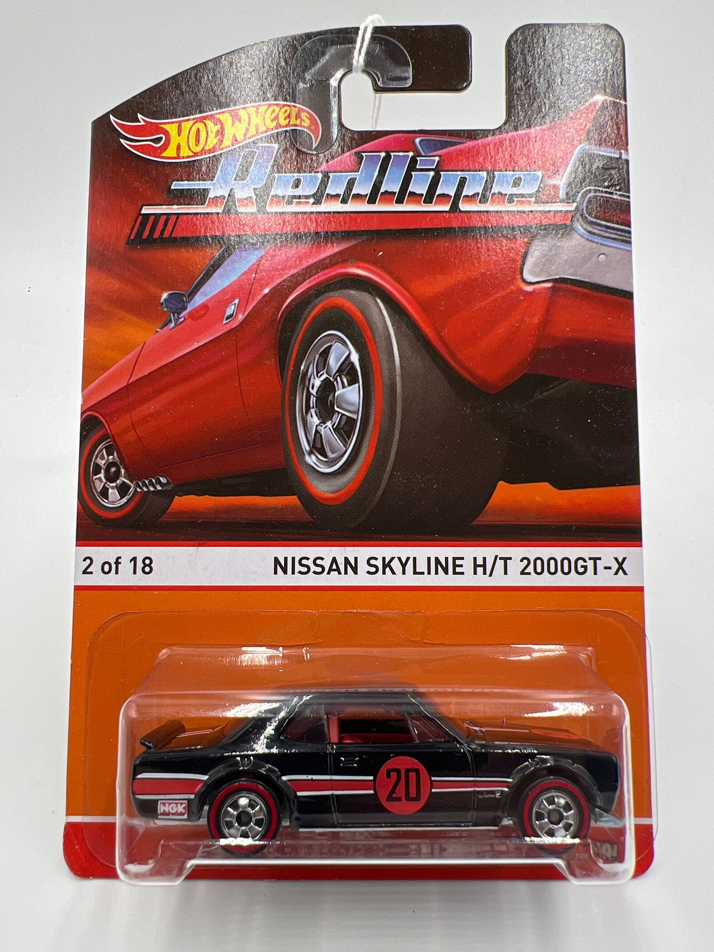 Hot Wheels Redline Heritage #2 Nissan Skyline H/T 2000GT-X Black SR