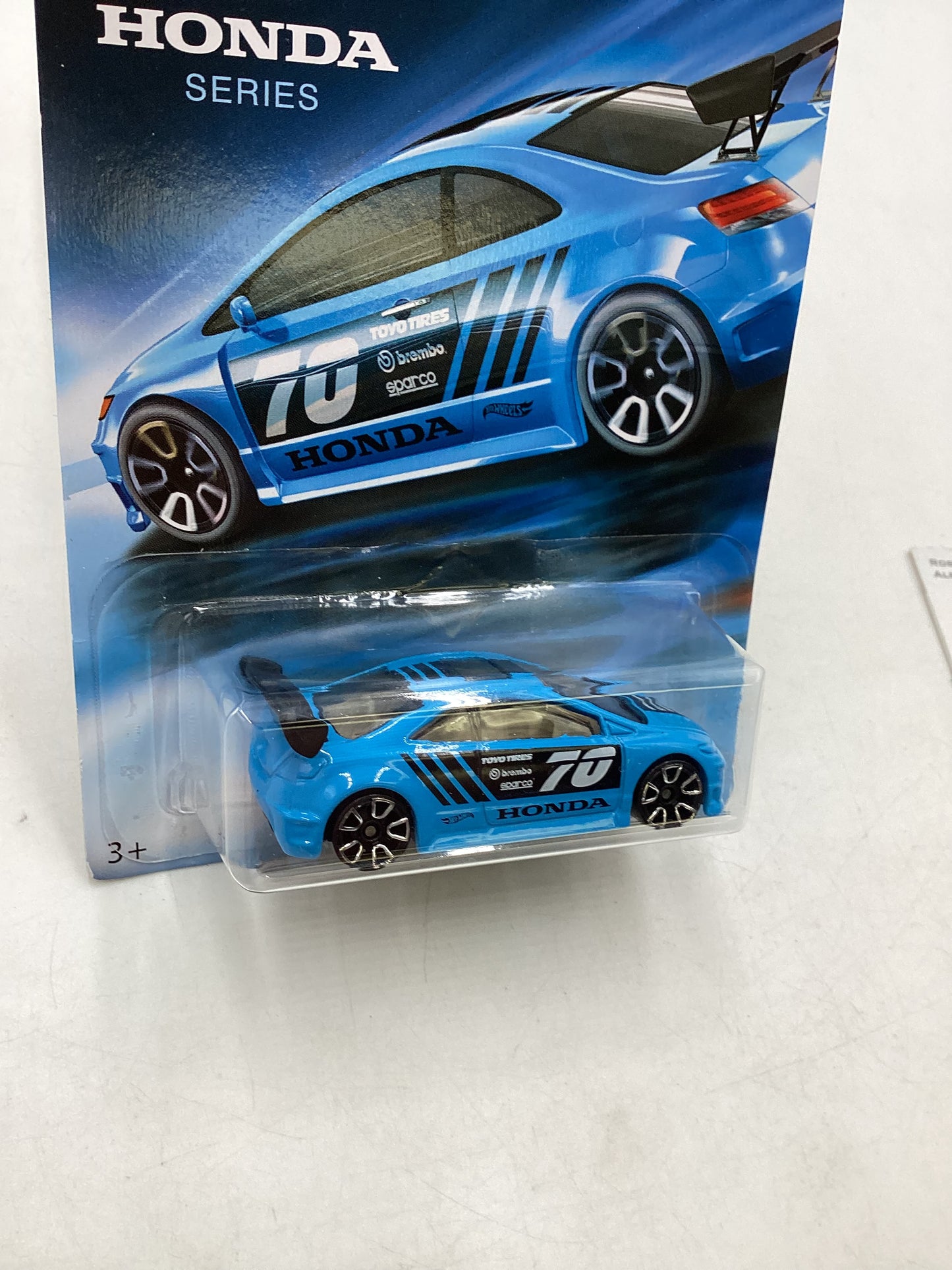 2018 Hot Wheels Honda Series #4 Honda Civic SI Blue 156A