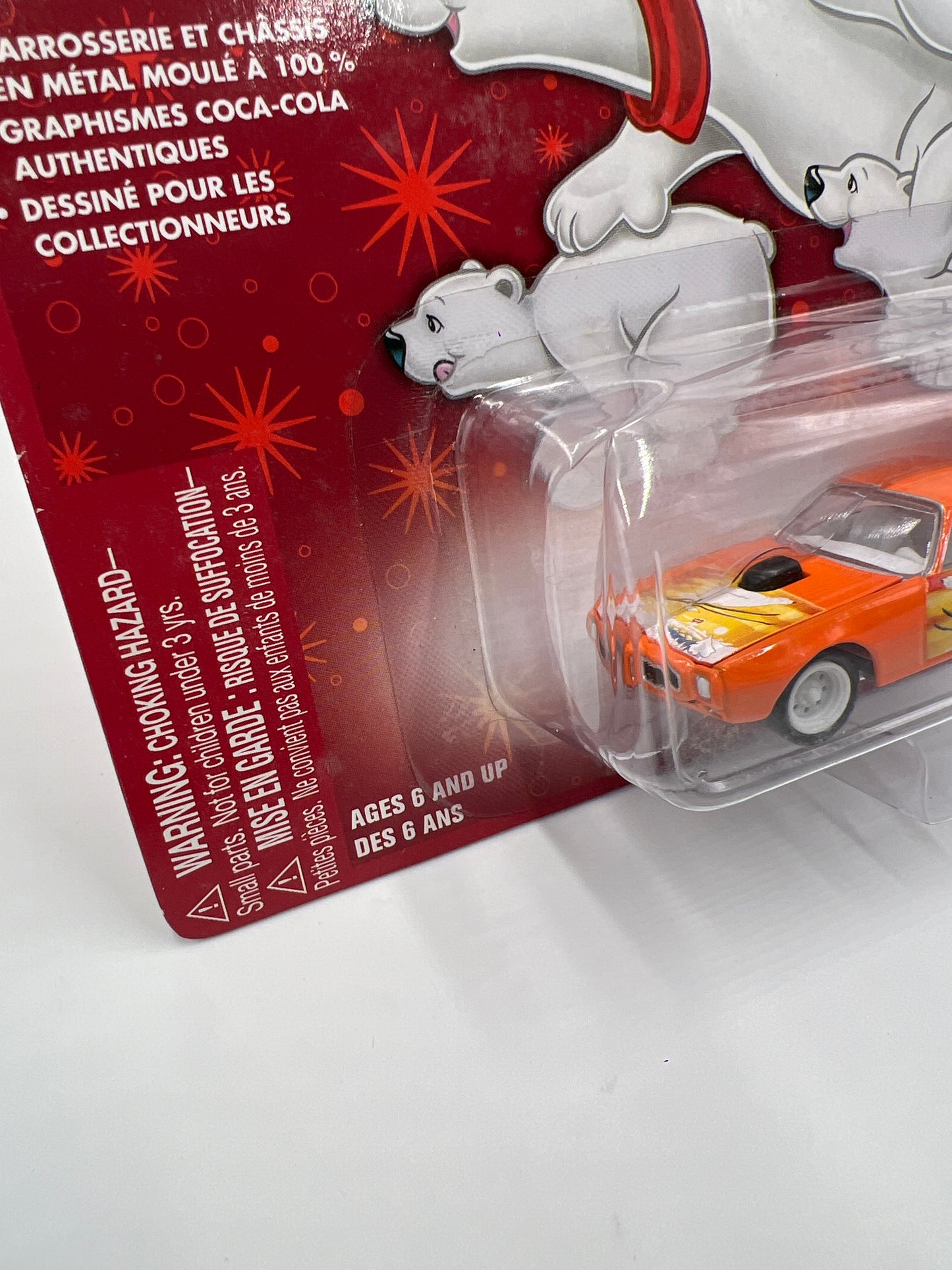 Johnny Lightning White Lightning Chase Coca Cola #4 1972 Pontiac Firebird Orange