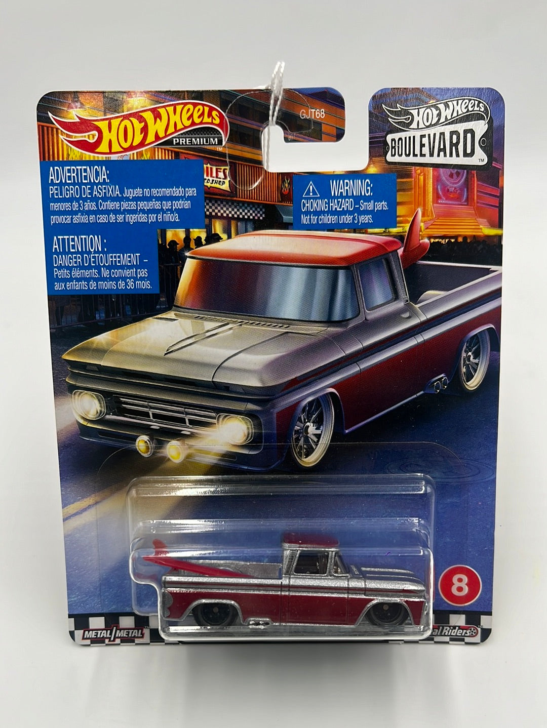Hot Wheels Premium Boulevard #8 Custom ‘62 Chevy Pickup 262E