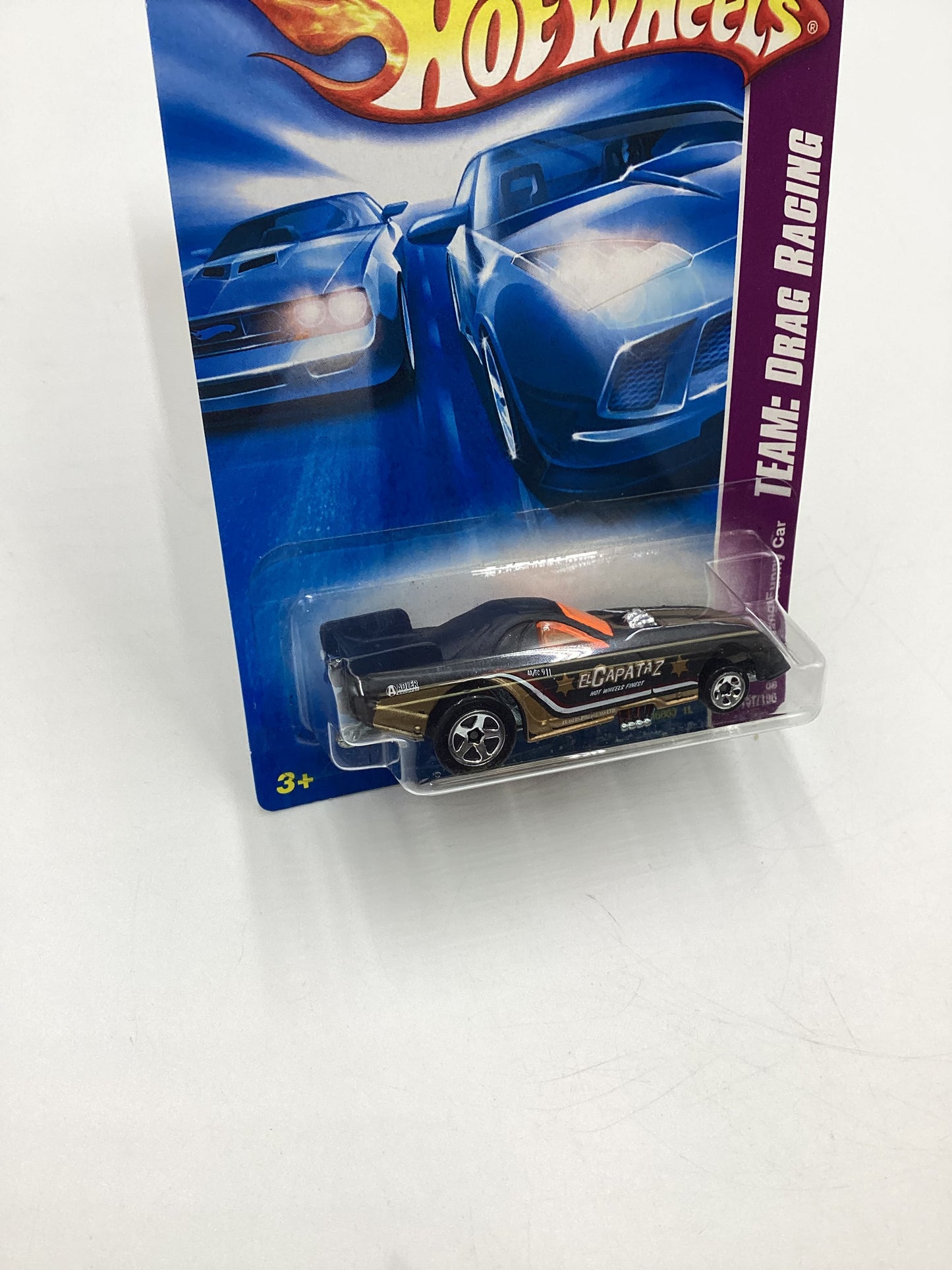 2008 Hot Wheels HW Team: Drag Racing #157 Mustang Funny Car Matte Black 35F