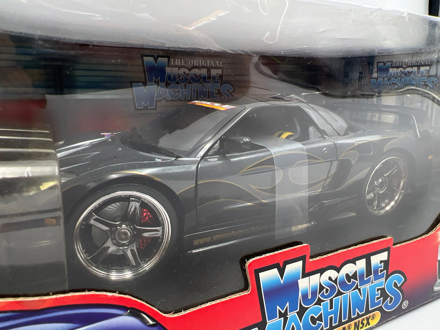 Muscle Machines 1:18 Scale Muscle Tuners 03 Acura NSX Gray/Black