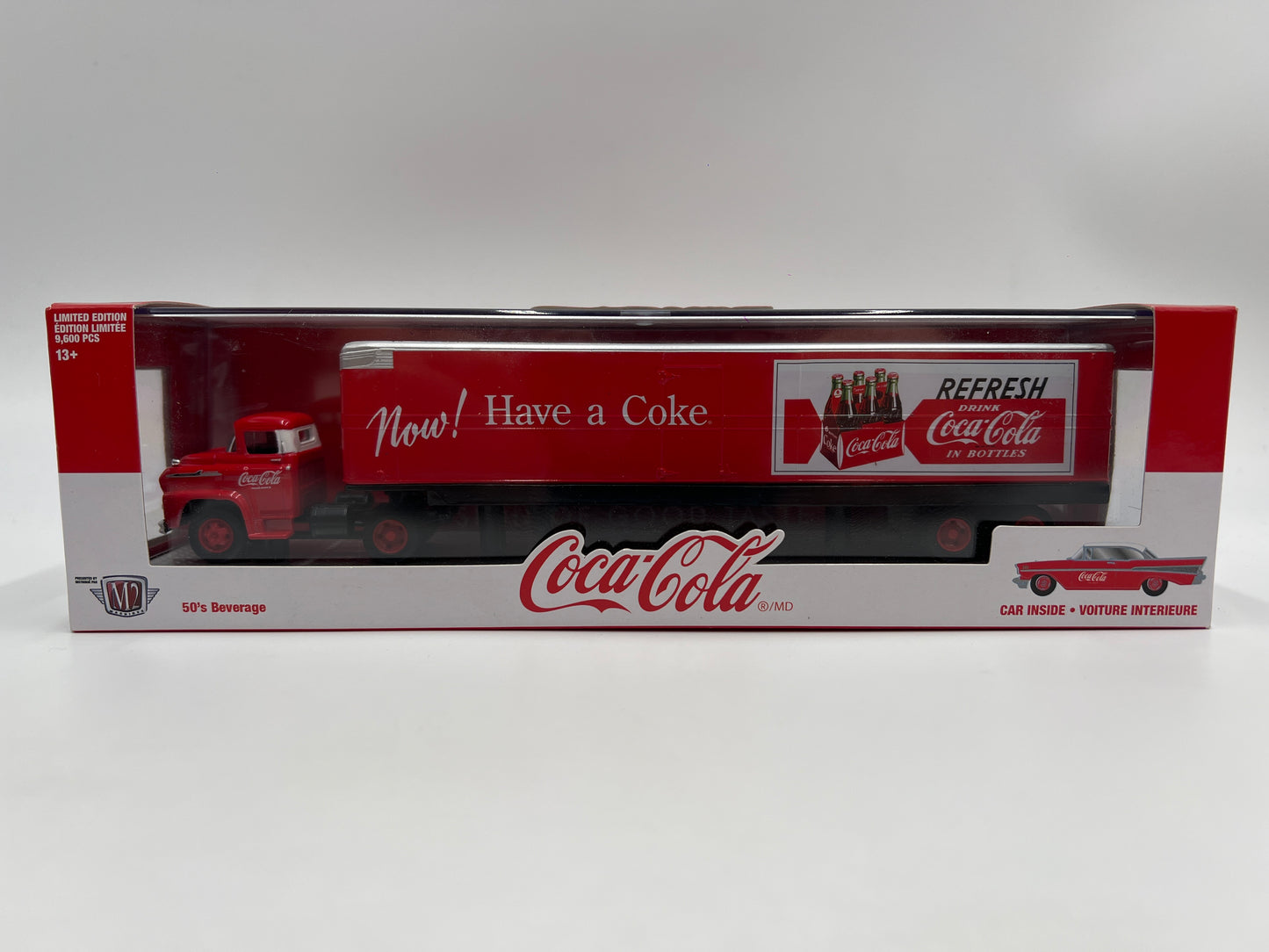 M2 Machines Auto Haulers Coca Cola 1958 Chevrolet Spartan LCF & 1957 Chevrolet Bel Air 50B01
