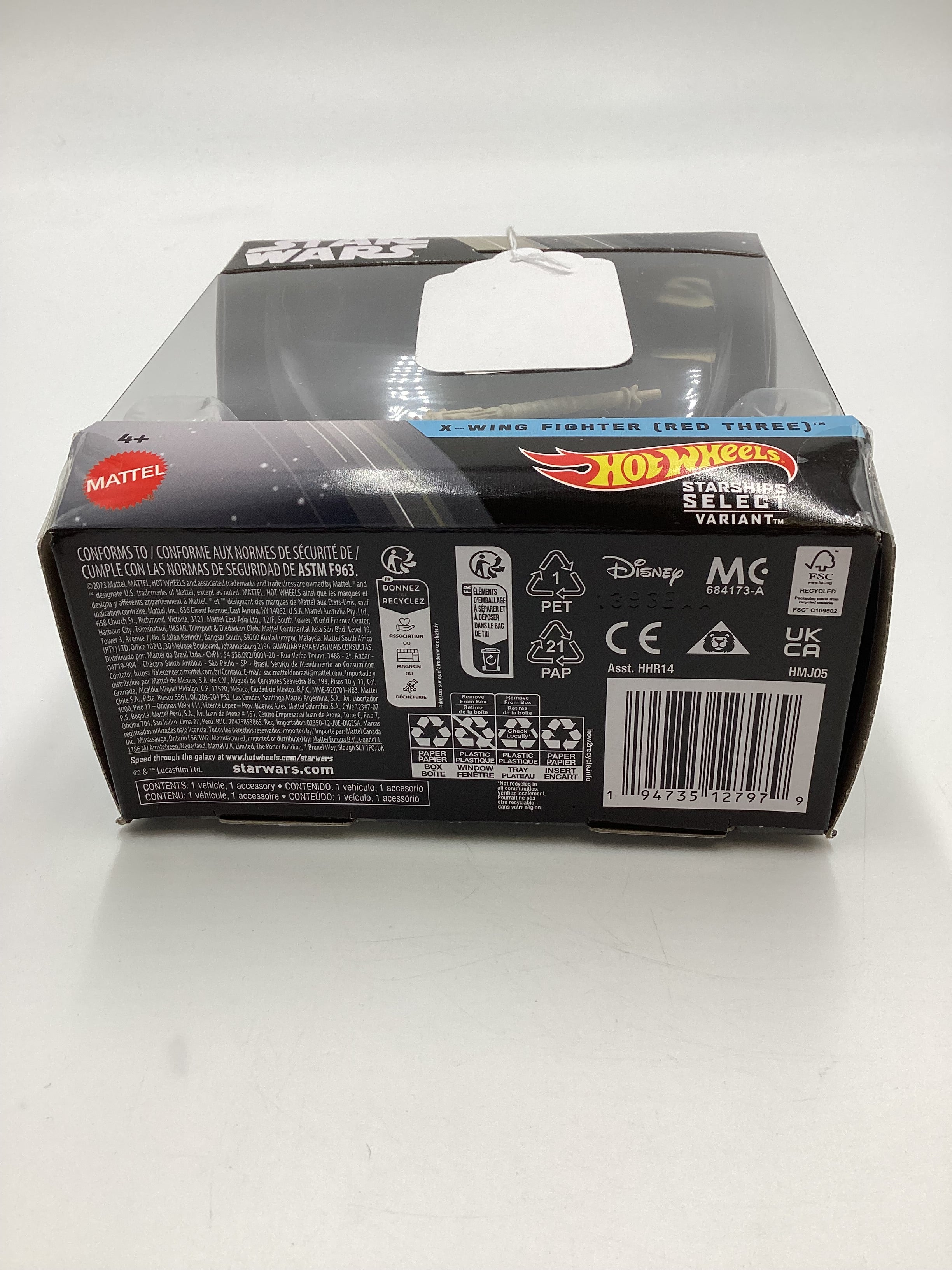 Hot Wheels Star Wars X-Wing Fighter – Starships Select Metall-Raumschiff, 1/50, Beschädigt