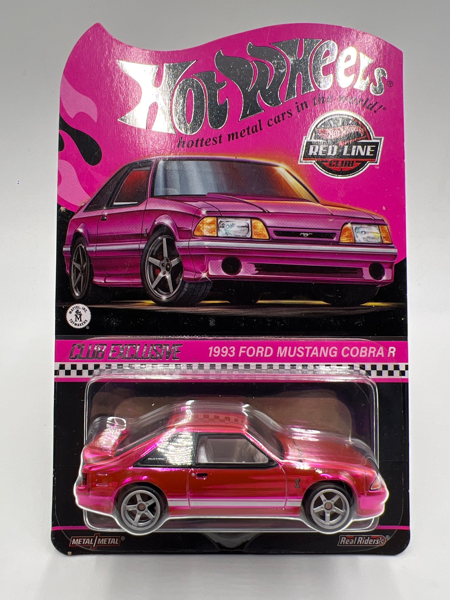 2024 Hot Wheels RLC Club Exclusive 1993 Ford Mustang Cobra R Pink W/Protector