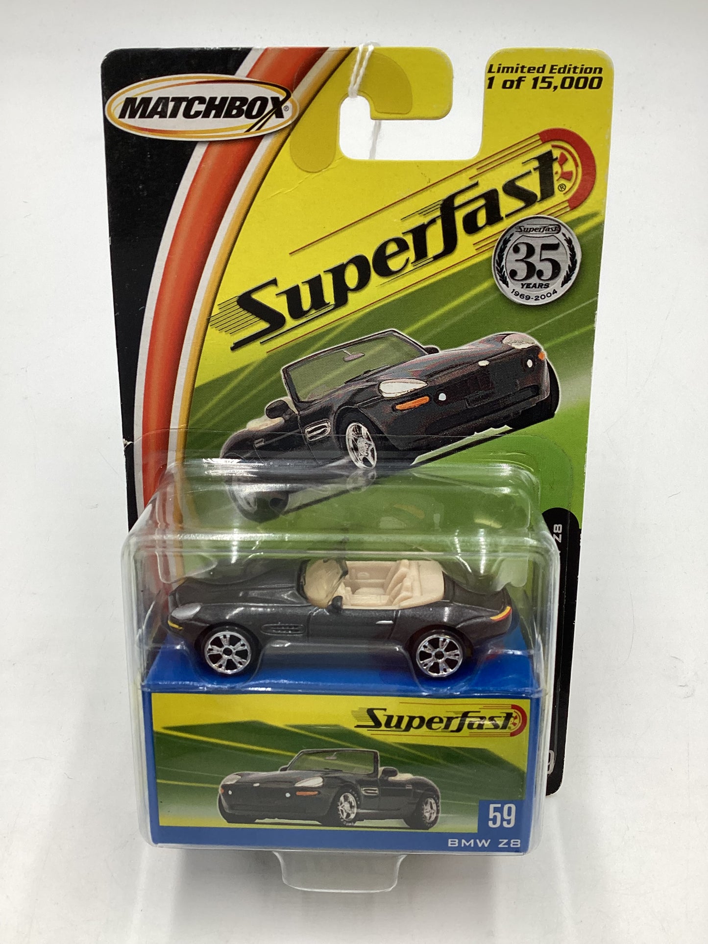 Matchbox 2004 Superfast #59 BMW Z8 Gray 169A