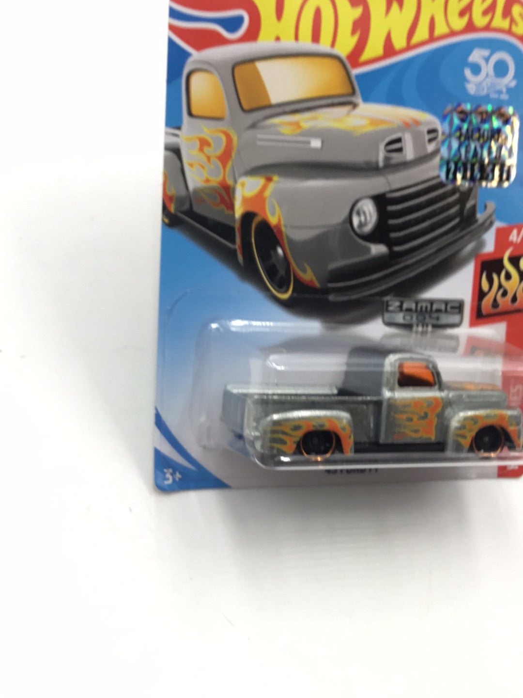 2018 Hot wheels Zamac #4 1949 Ford F1 Factory Sealed sticker