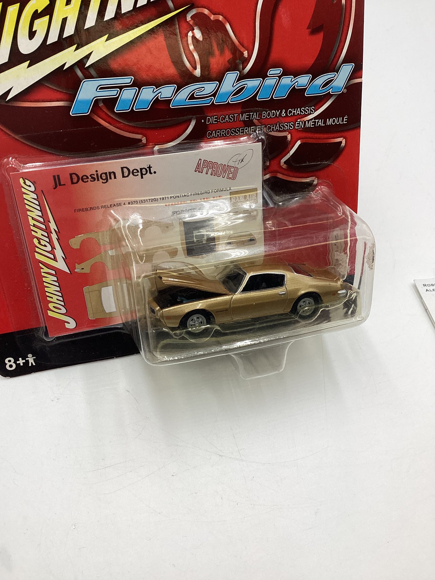 Johnny Lightning Firebird 1978 Pontiac Trans Am Formula Gold 185C