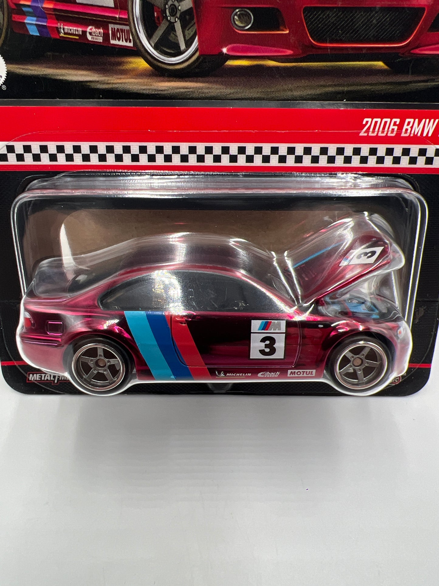 2025 Hot Wheels RLC Exclusive 2006 BMW M3 Red W/Protector