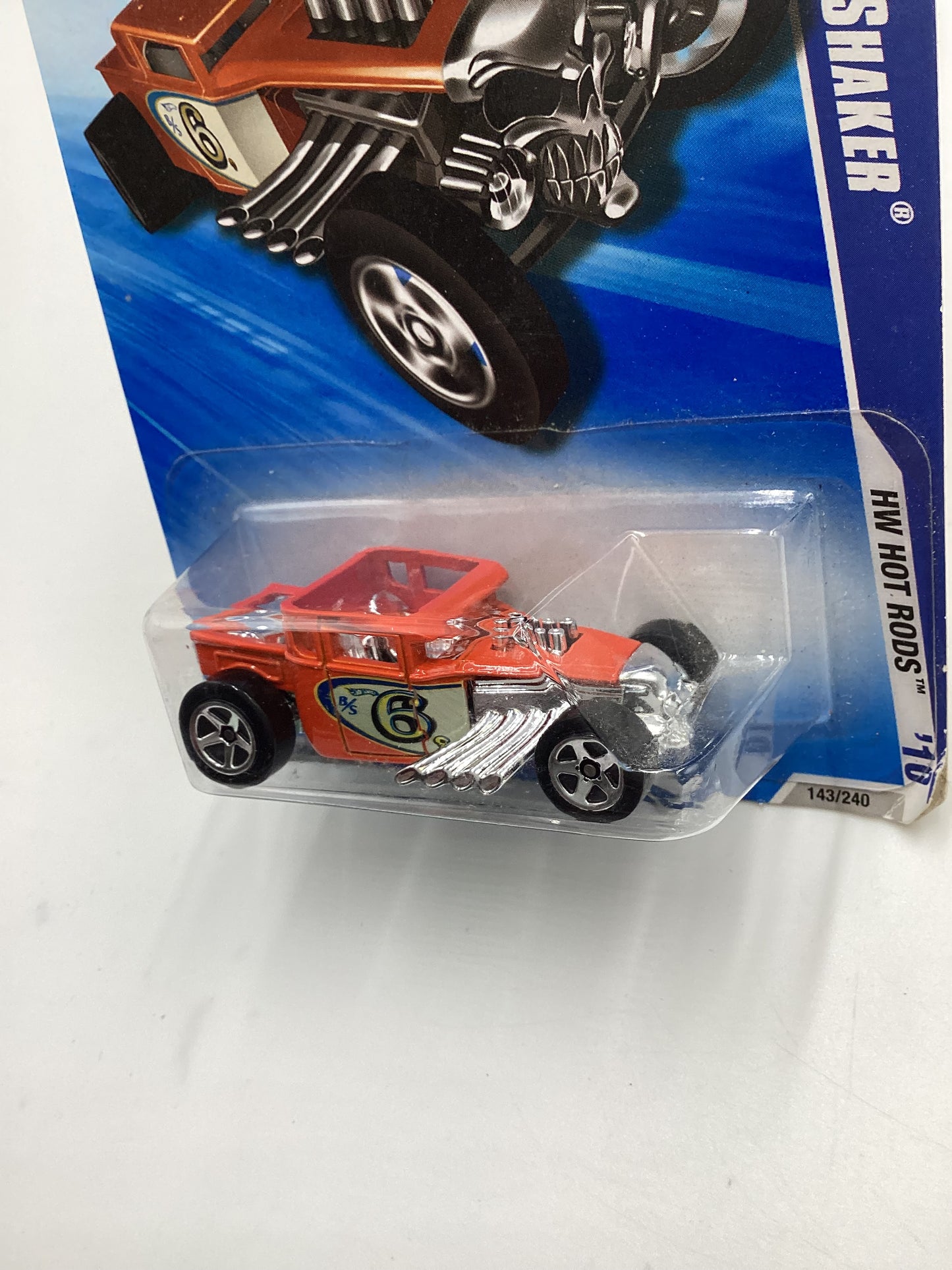 2010 Hot Wheels #143 Bone Shaker Orange 56A