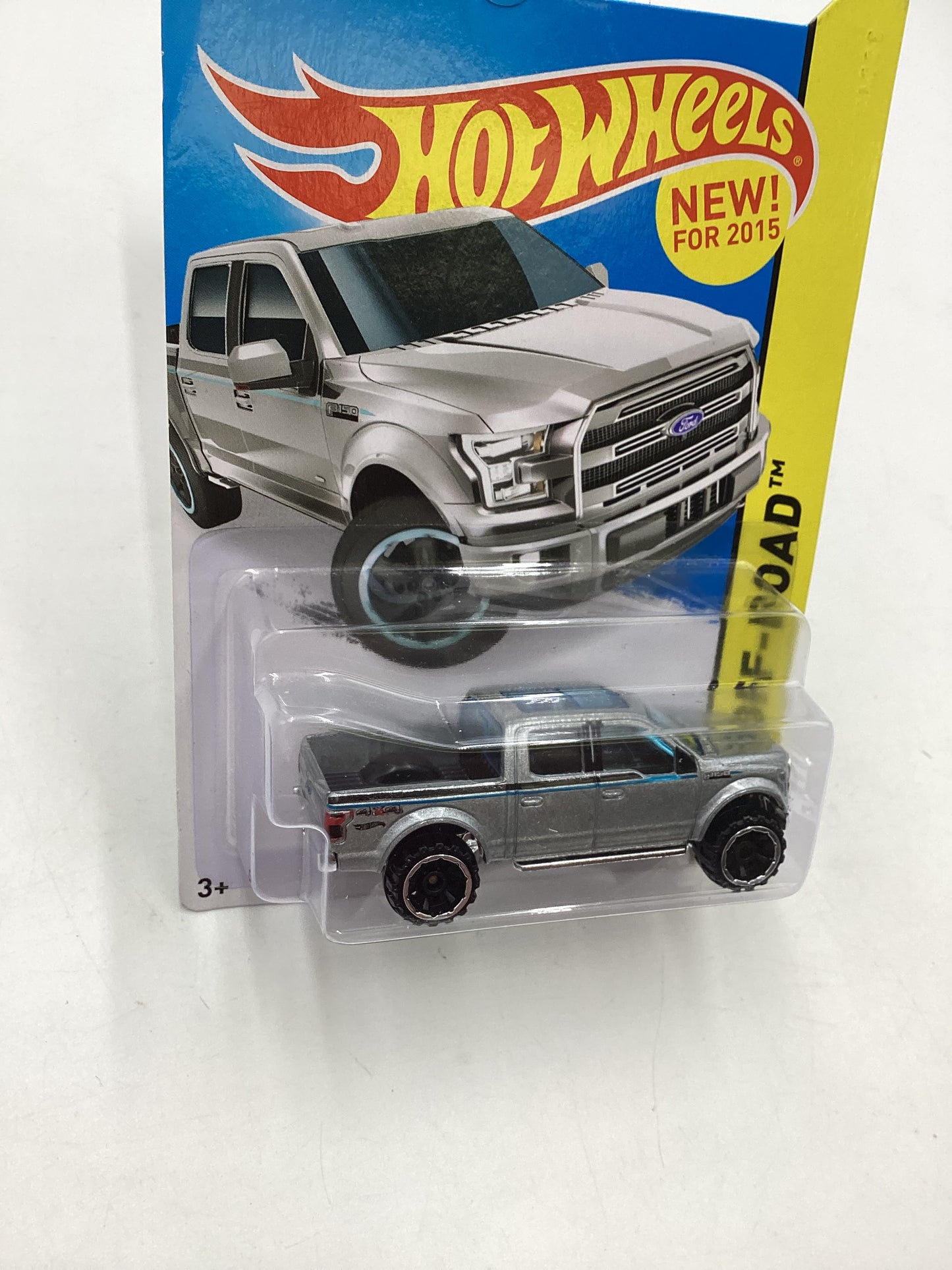 2015 Hot Wheels Off Road #119 15 Ford F 150 Silver 34A