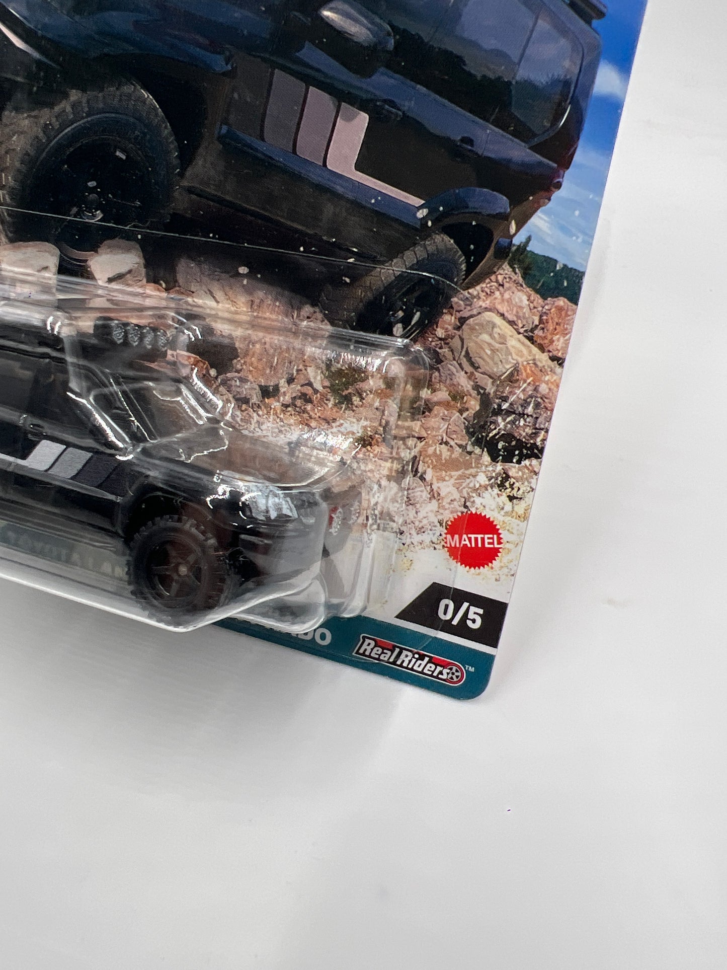 Hot Wheels Premium Car Culture HW Off Road CHASE #0 2005 Toyota Land Cruiser Prado Black W/Protector