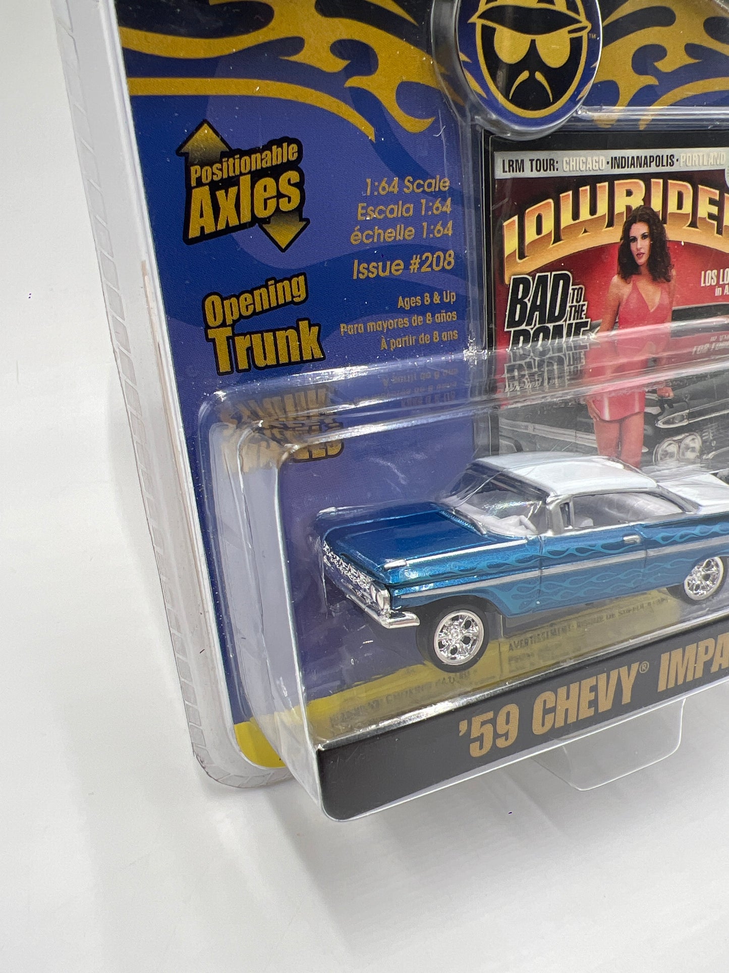 Revell Lowrider Magazine #208 59 Chevy Impala Blue