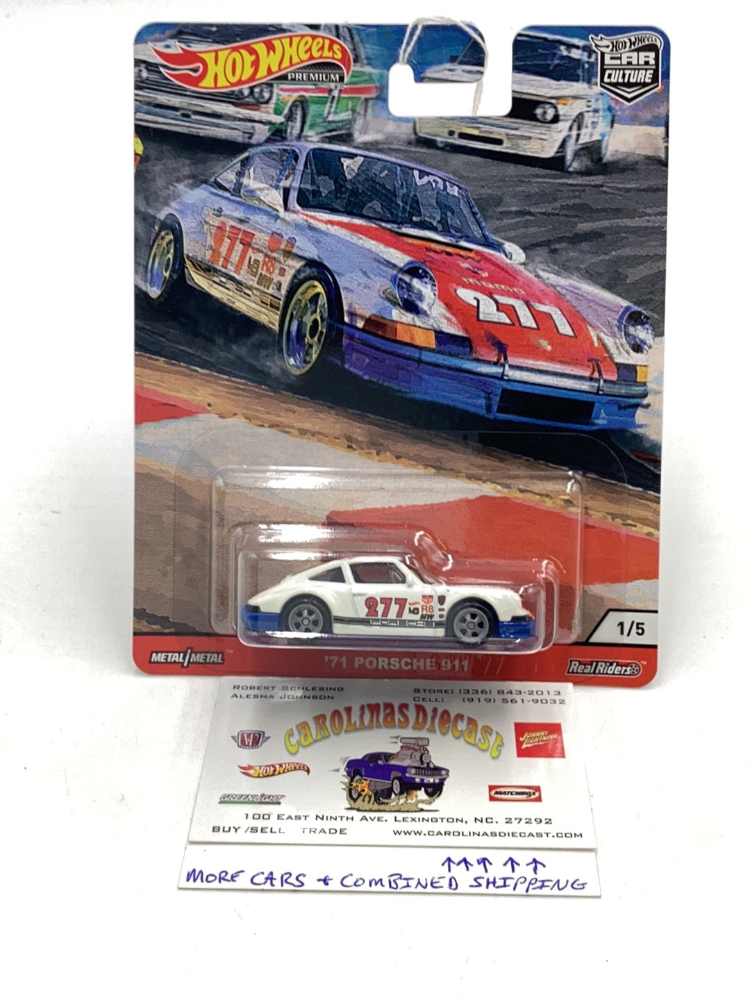 Hot wheels Door Slammers 71 Porsche 911 1/5 246J