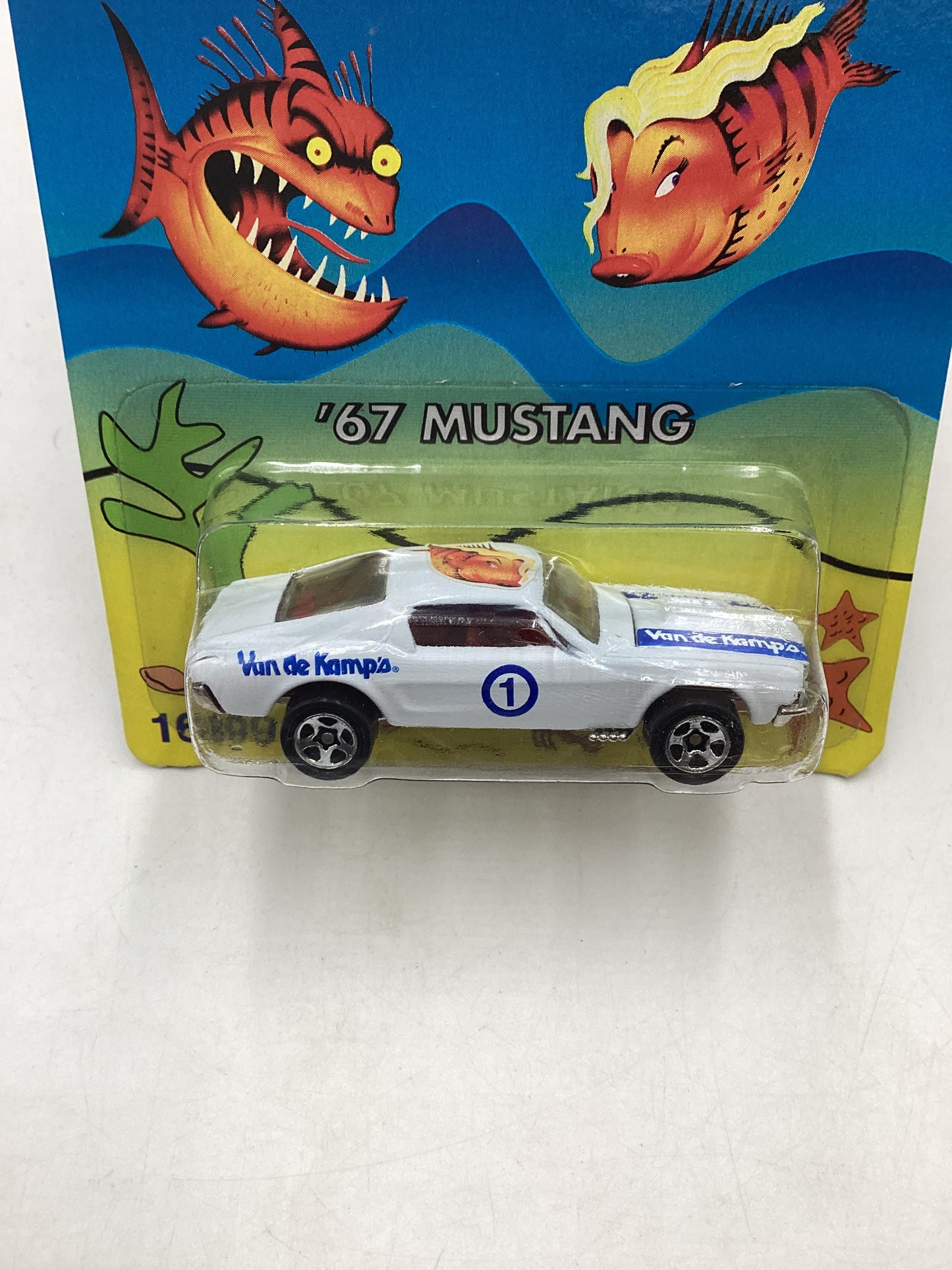 1996 Hot Wheels Van De Kamps Mail In 67 Mustang White