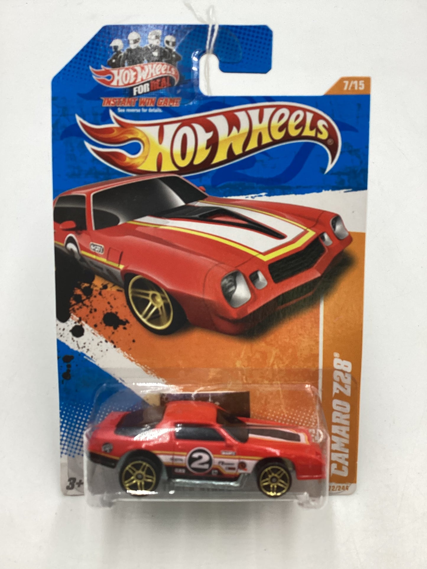 2011 Hot wheels #072 Red Camaro Z28 17H