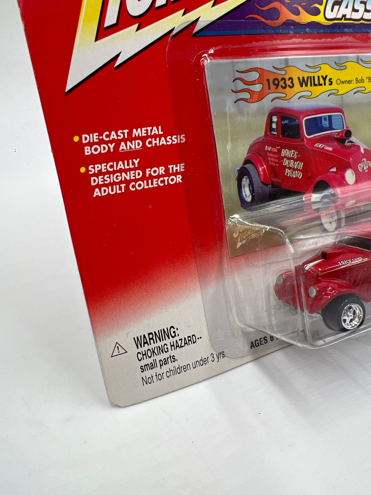 Johnny Lightning Willys Gassers 1933 Willys Bob Bones Balogh Red 221E