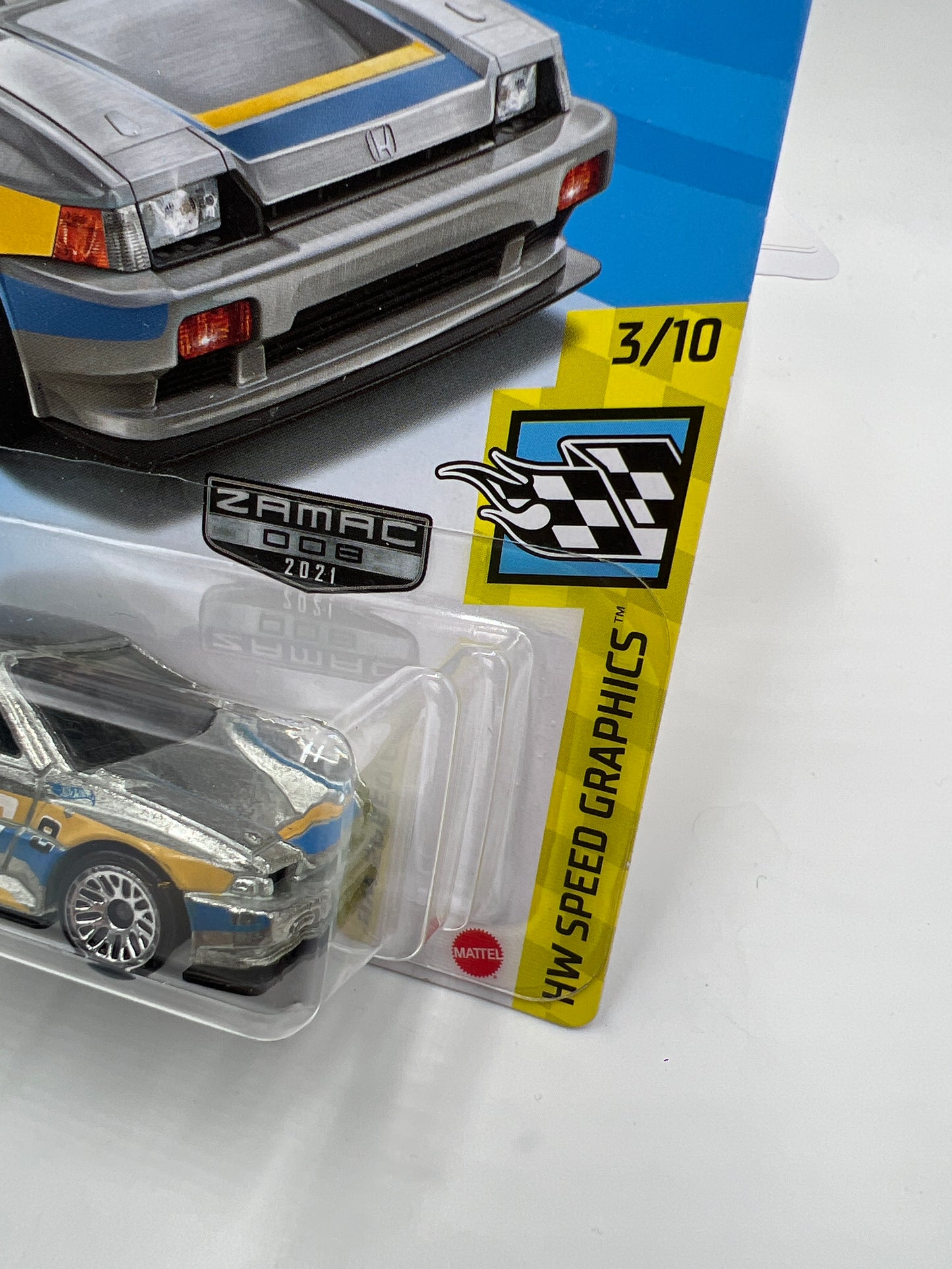 2021 Hot Wheels Walmart Exclusive Zamac 8 #90 1985 Honda CR-X 147i