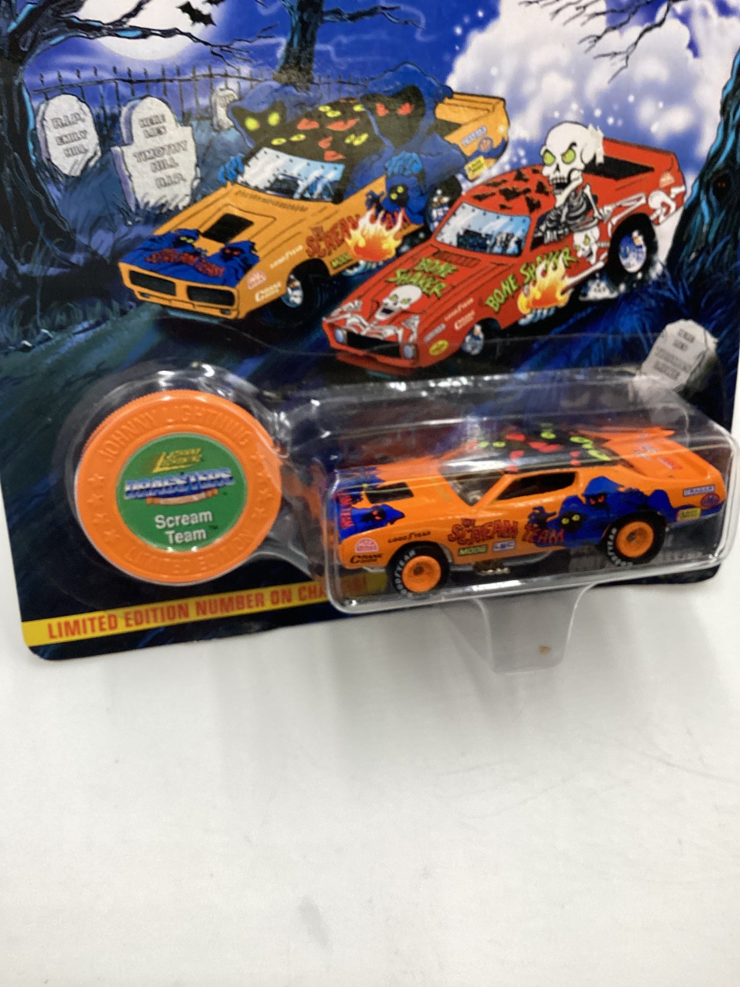 Johnny Lightning Dragsters Halloween 97 Scream Team Orange #8769/15000 186C