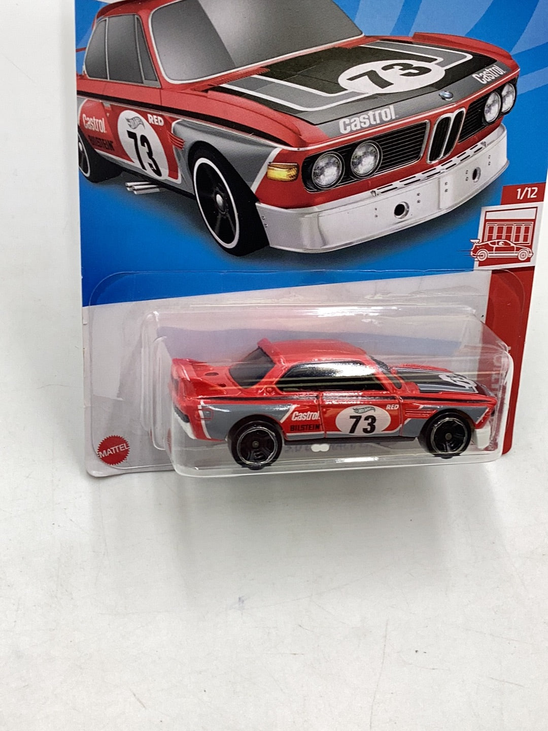 2022 Hot Wheels Red edition #34 73 BMW 3.0 CSL Race Car 150A