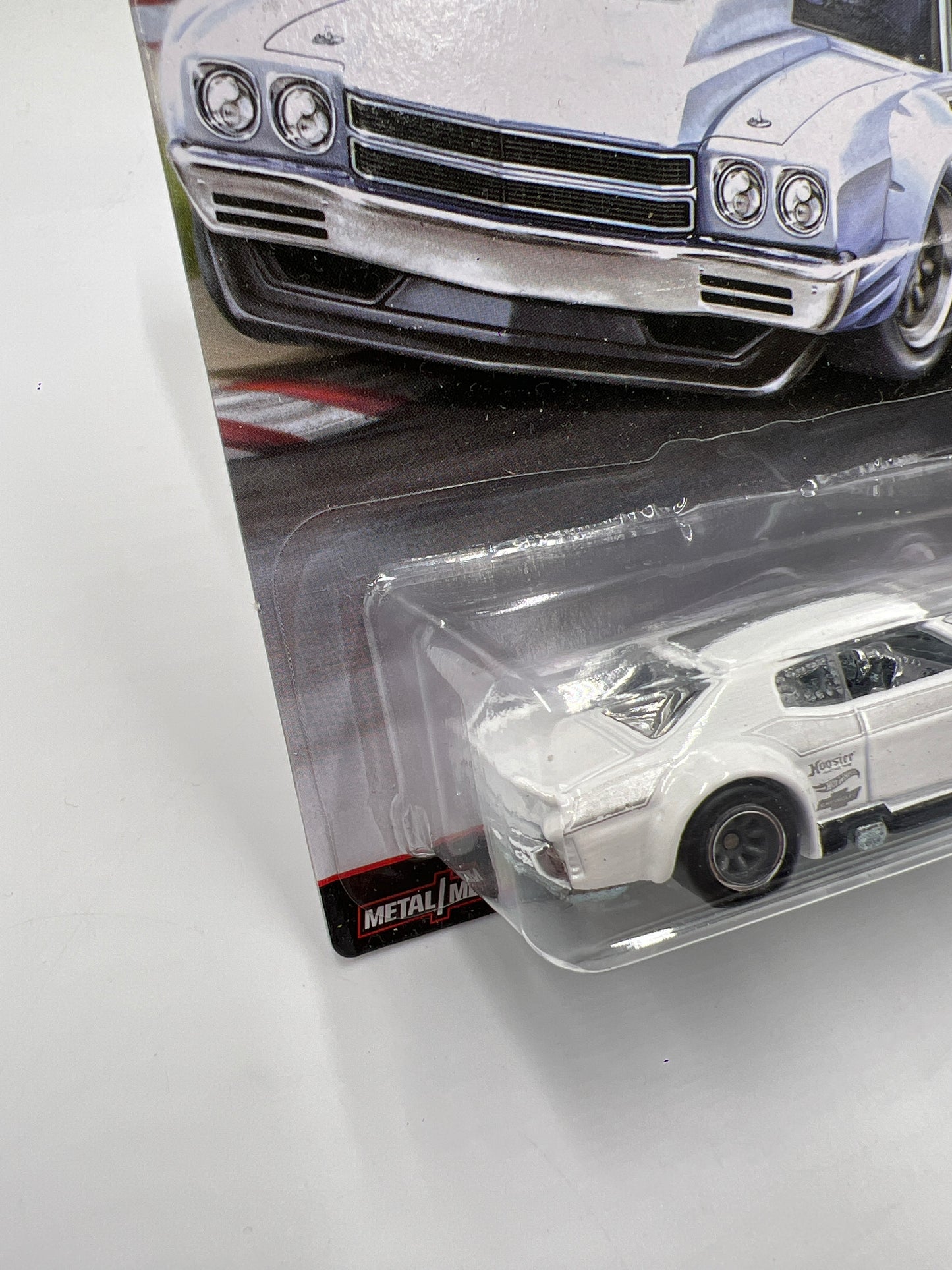 Hot Wheels Car Culture Track Day #3 70 Chevy Chevelle White 244K