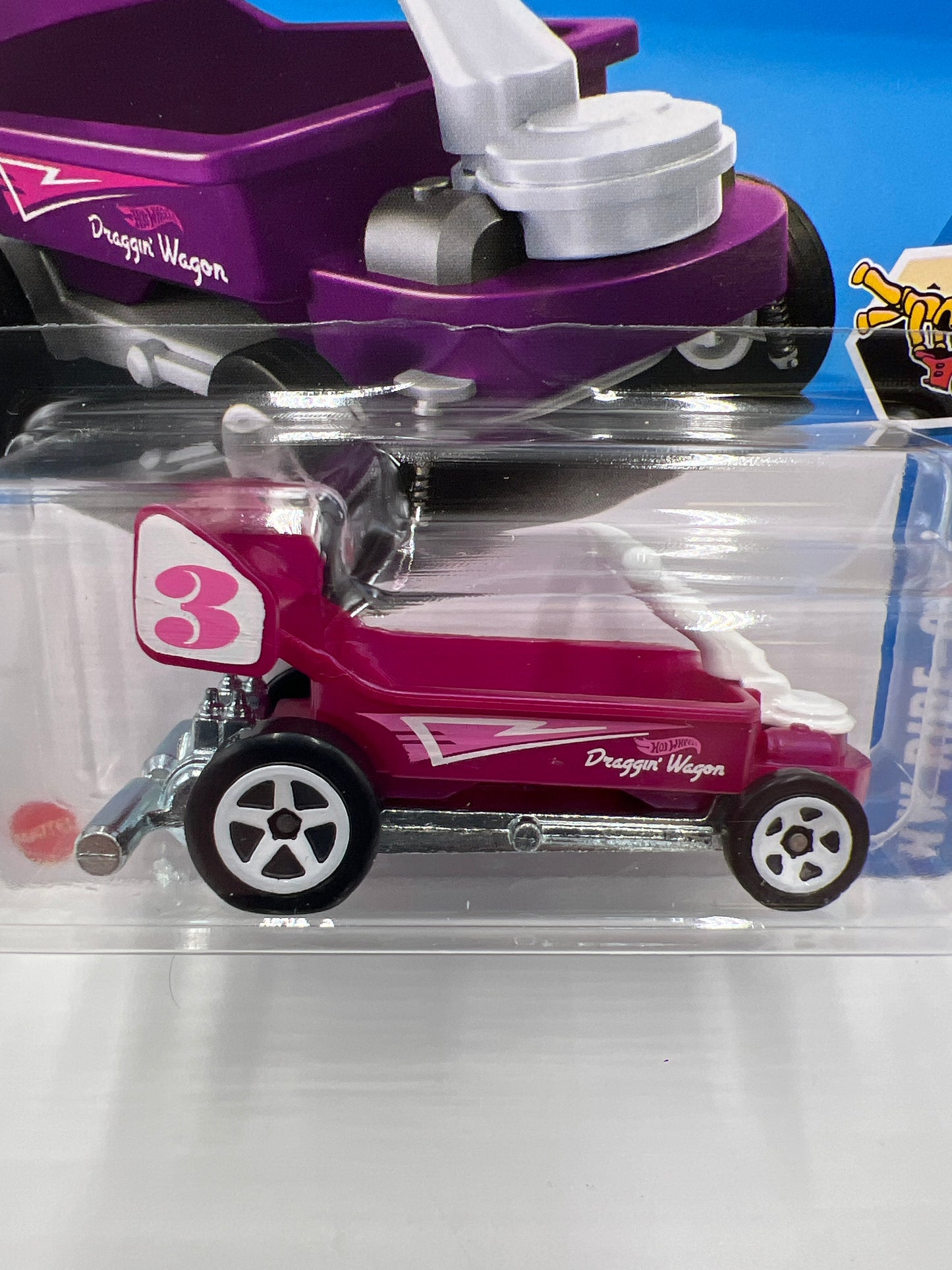 2025 Hot Wheels J Case HW Ride-Ons #68 Draggin Wagon Purple 117I