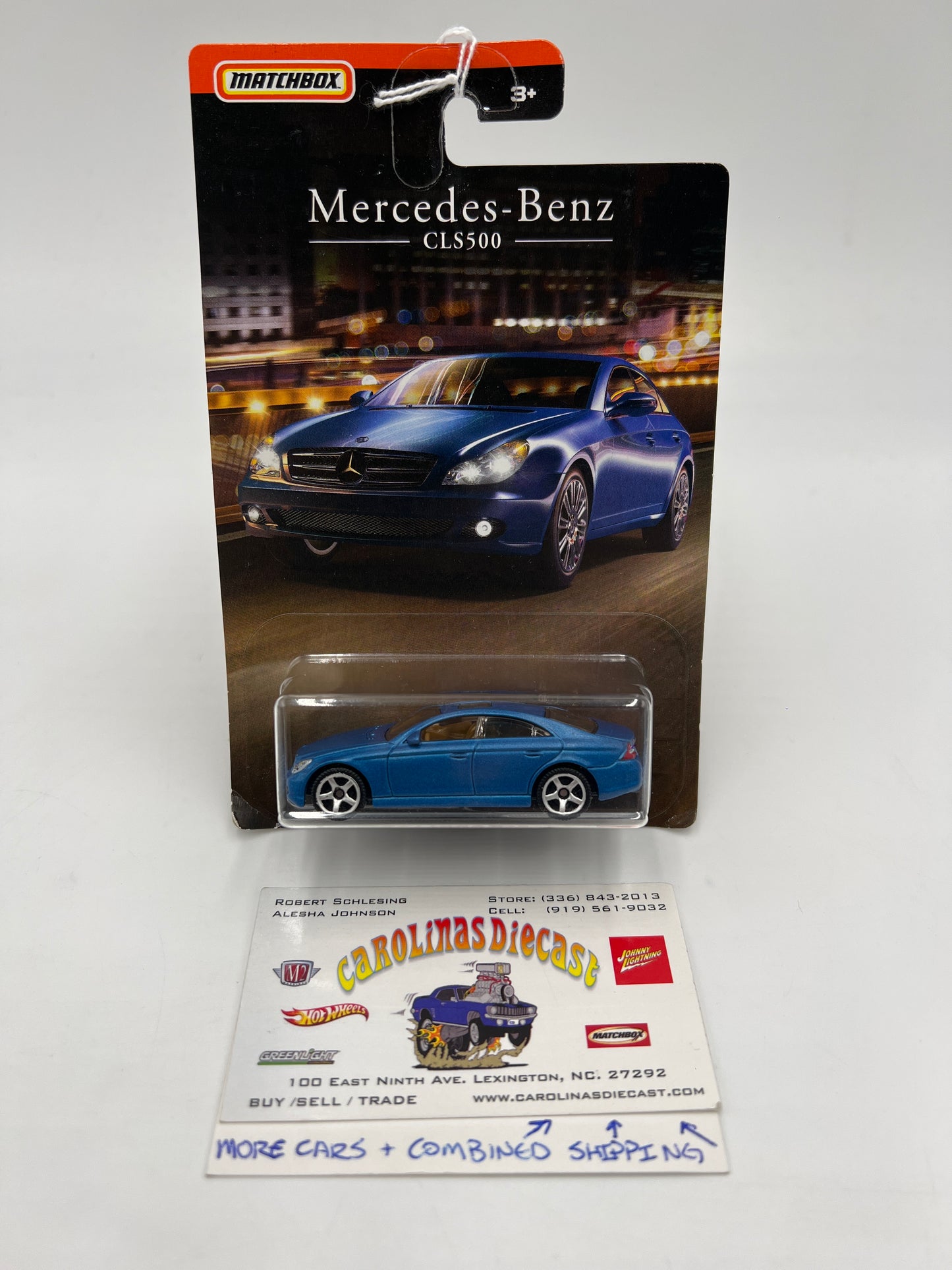 Matchbox Mercedes Series Mercedes-Benz CLS500 Blue 153A