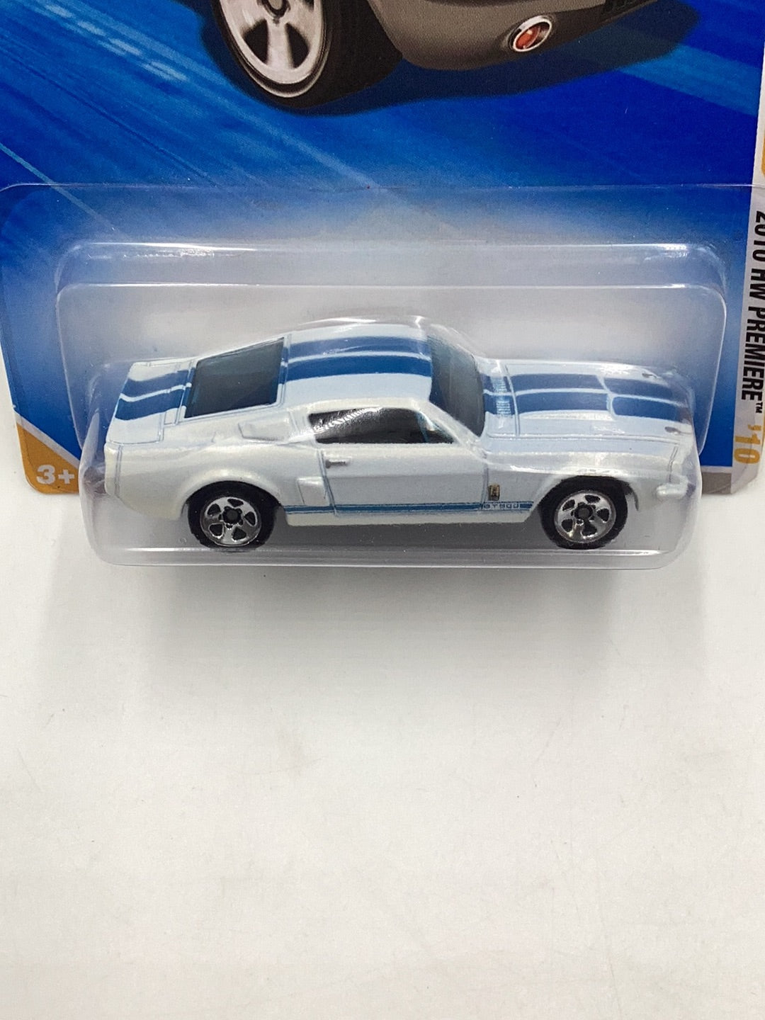 2010 Hot Wheels new models #1 67 Shelby GT 500 white 23H