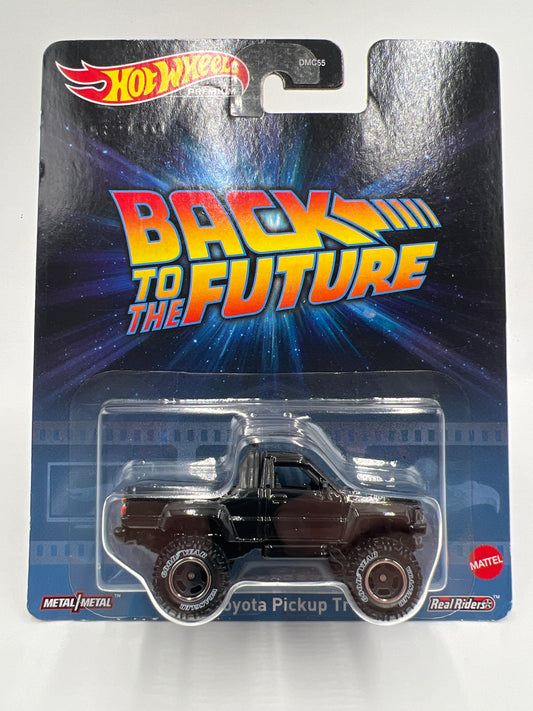 Hot Wheels Premium Back To The Future BTTF 1987 Toyota Pickup Truck Black W/Protector 2