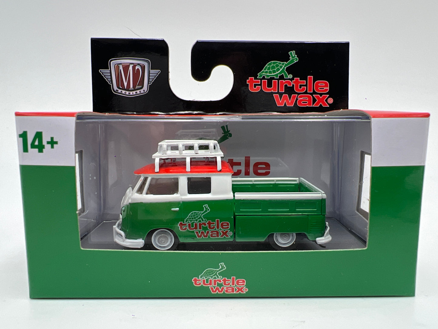 M2 Machines R72 Turtle Wax 1959 VW Double Cab Truck USA Model