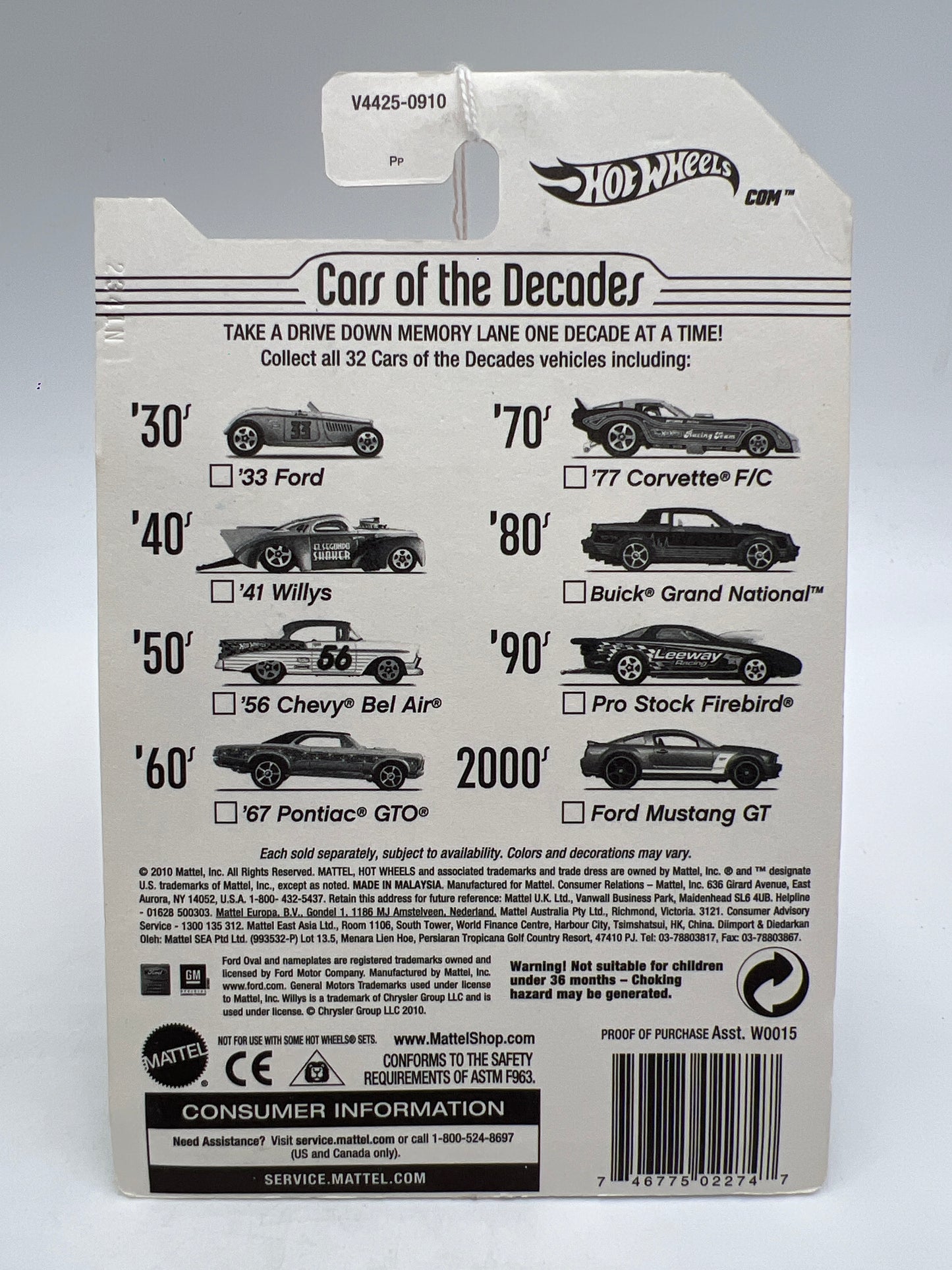 Hot Wheels Cars of the Decades The 60s #13 67 Pontiac GTO Green