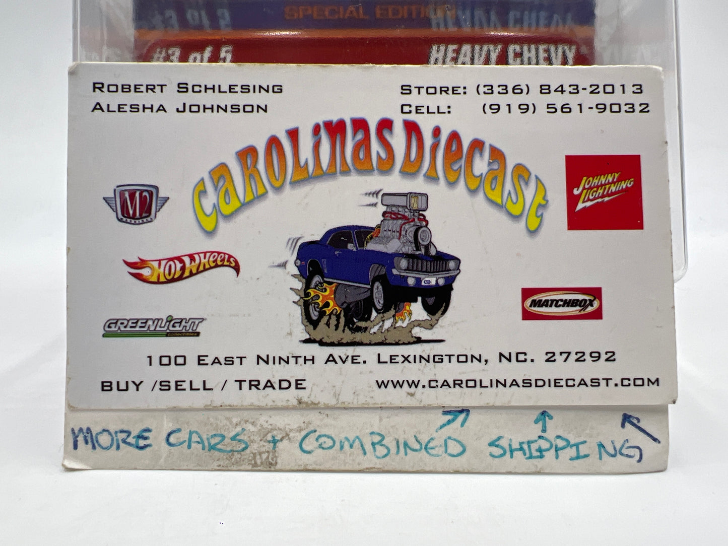 2008 Hot Wheels 22nd Annual Collectors Convention LA 1 of 3000 Heavy Chevy W/Protector