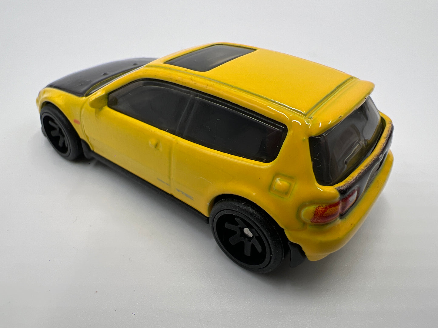 Hot Wheels 1/64 Premium Diorama Set Honda Civic EG Yellow Loose