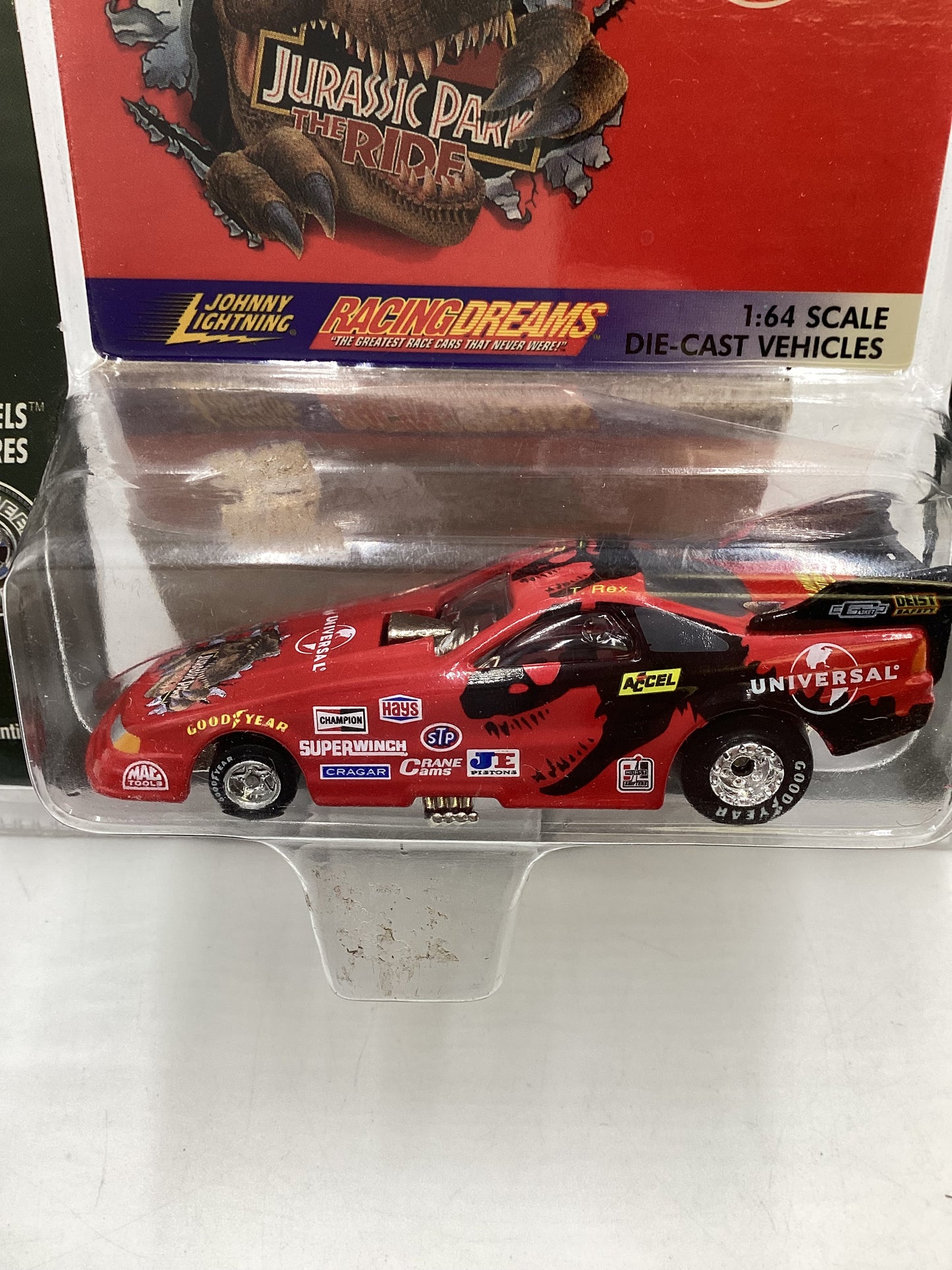 Johnny Lightning Racing Dreams Jurassic Park Drag Funny Car 188G