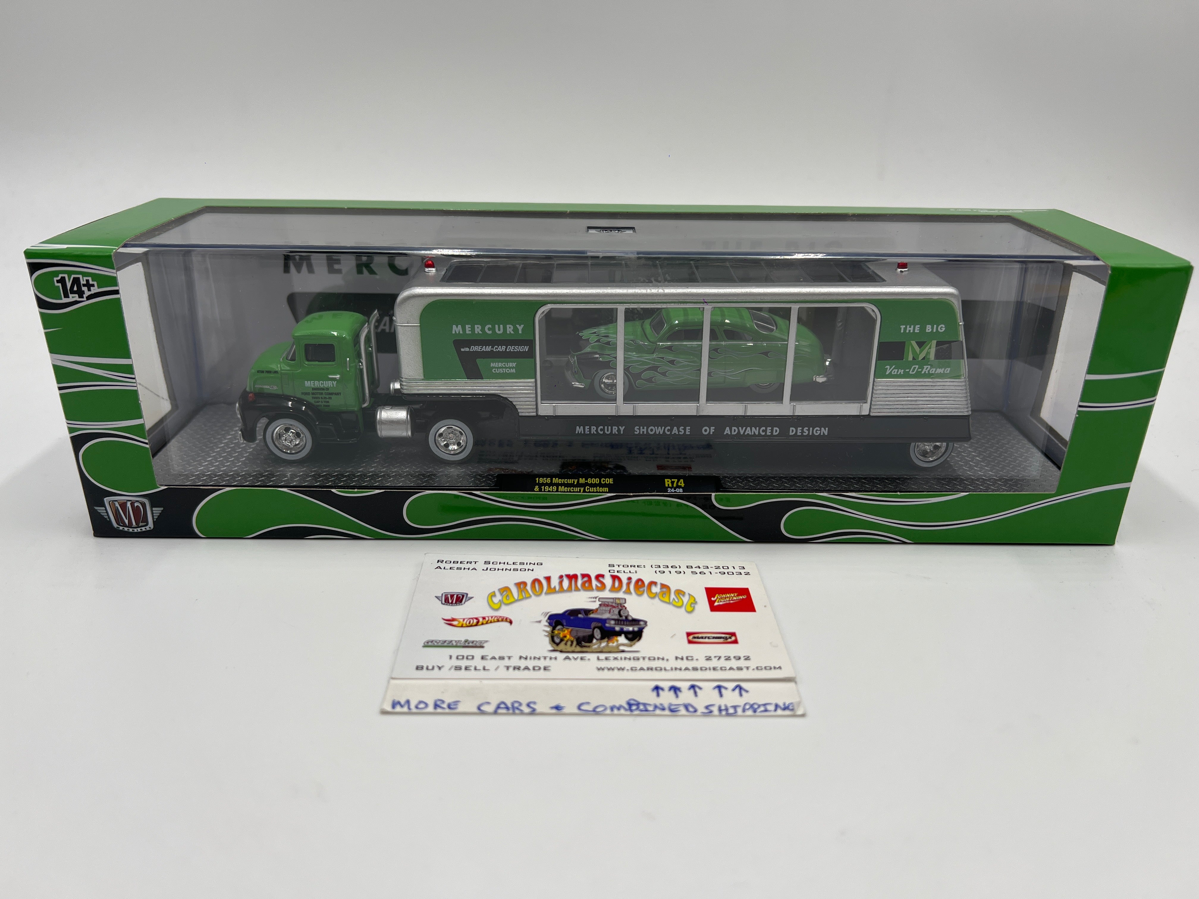 確認用 M2 Machines Auto Haulers 1956 Mercury M-600 COE & 1949 Mercury