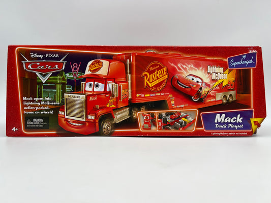 Disney Pixar Cars Supercharged Mack Truck Playset Sealed VHTF