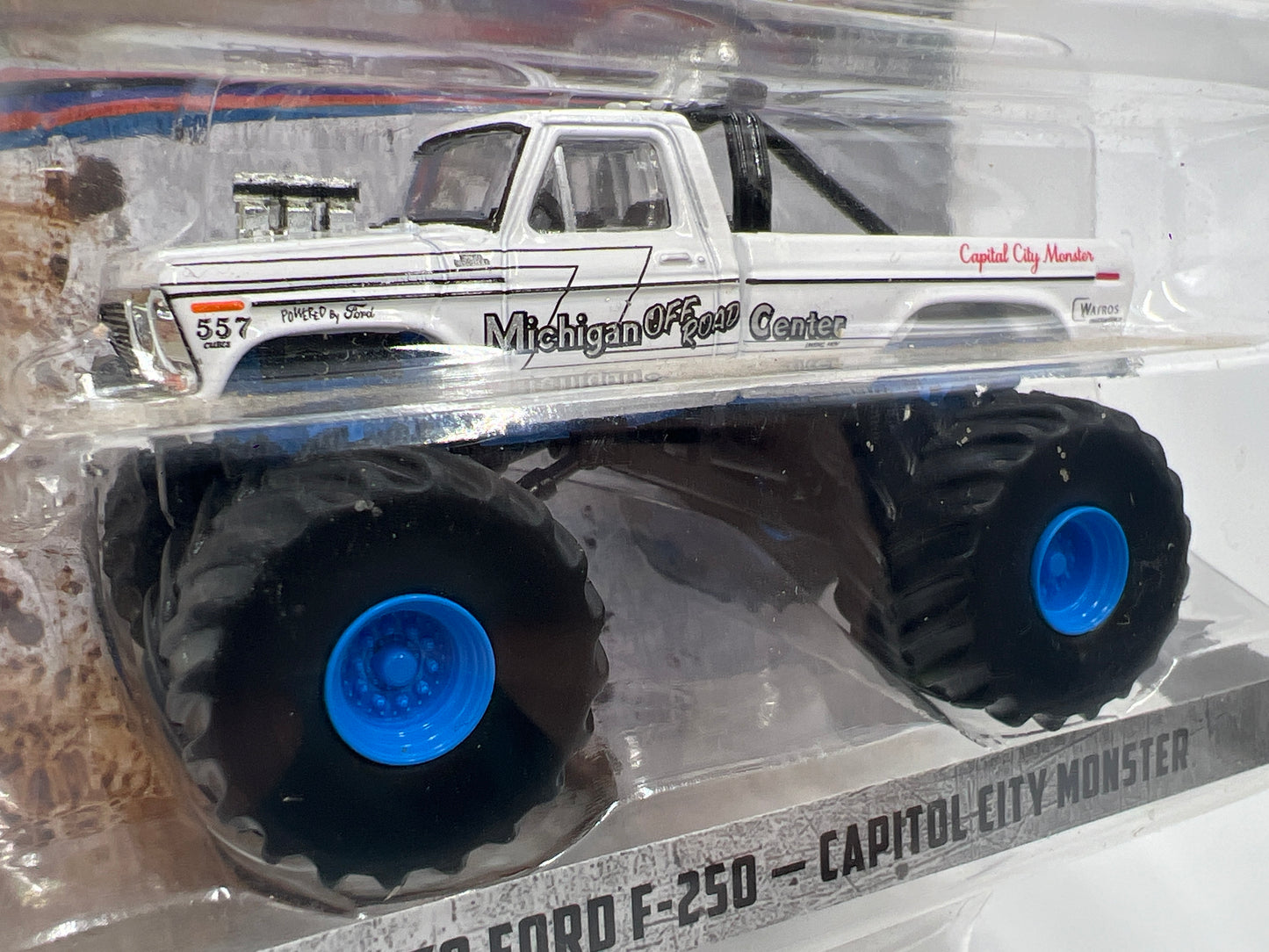 Greenlight Kings of Crunch Series 15 Walmart CHASE 1978 Ford F-250 Capitol City Monster White