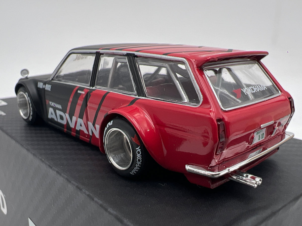 Mini GT x Kaido House BLKLTD 58/100 #38 Sub Special Datsun 510 Wagon Advan W/Pin VHTF