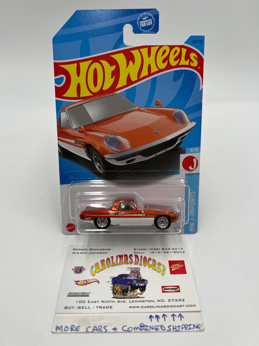 2023 Hot Wheels Super Treasure Hunt #118 1968 Mazda Cosmo Sport Orange W/Protector