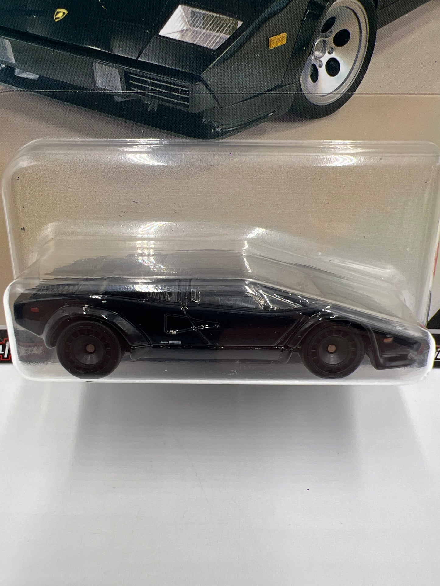 Hot Wheels Premium Car Culture CHASE Jay Lenos Garage #0 Lamborghini Countach LP 5000 QV Black W/Protector