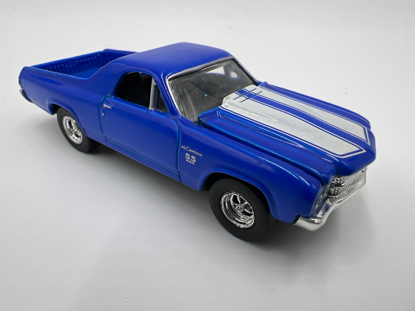 Hot Wheels 1/64 100% Premium Black Box 70 El Camino Blue Loose