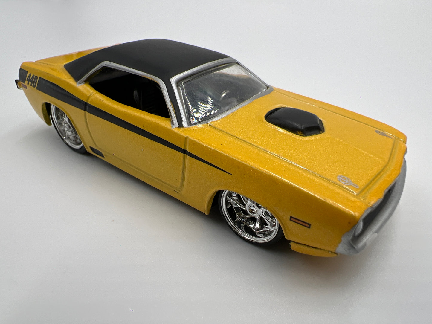 Jada Toys Big Time Muscle 1970 Plymouth Cuda Yellow Loose