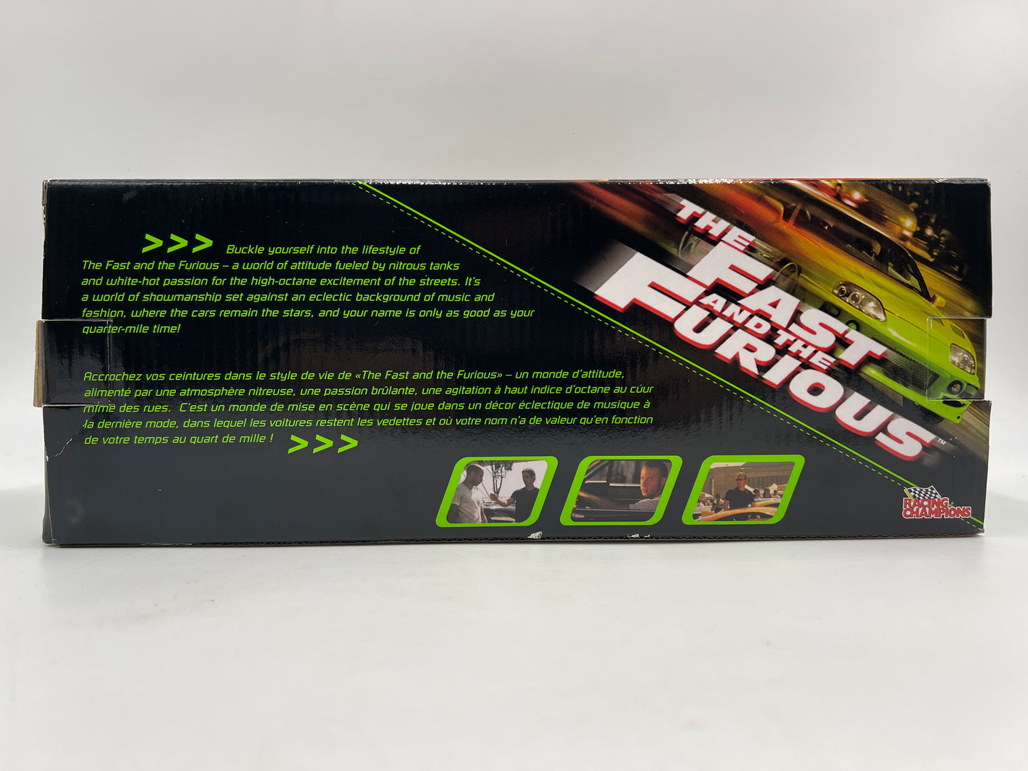Racing Champions 1/18 Fast & Furious Street Glow 1995 Toyota Supra Orange VHTF Box Not Perfect