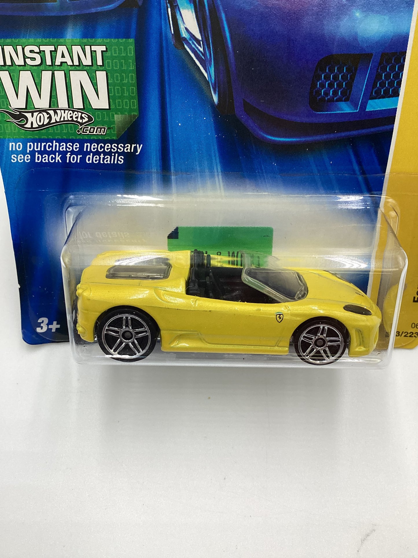 2006 Hot Wheels #033 Ferrari F430 Spider Yellow SR