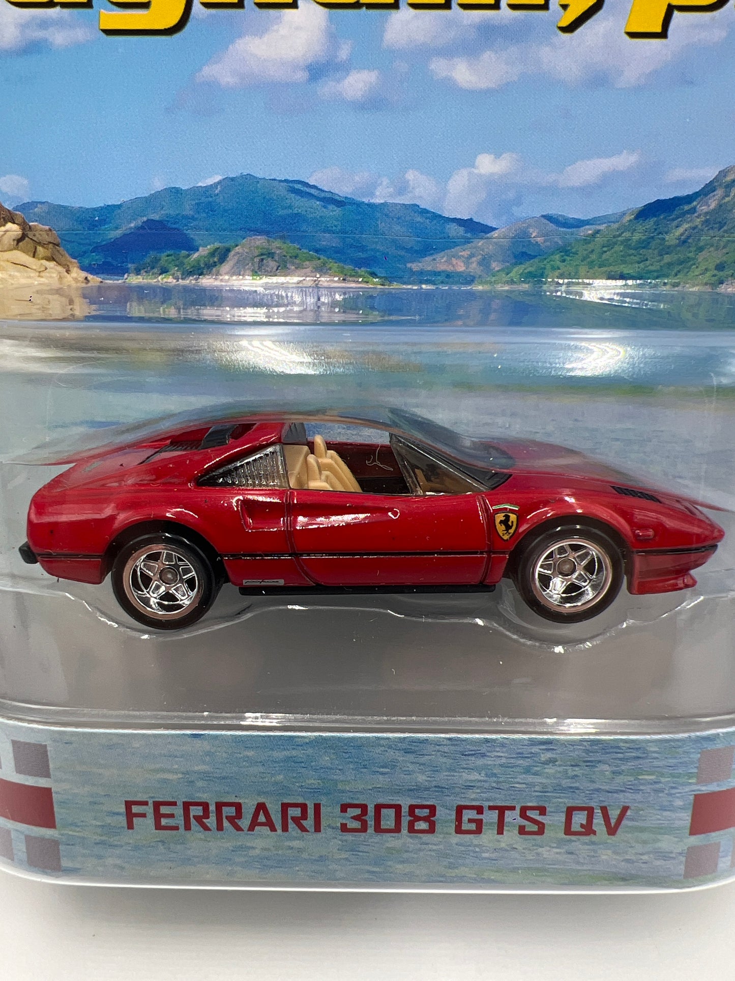 Hot Wheels Premium Retro Entertainment Magnum PI Ferrari 308 GTS QV Red W/Protector