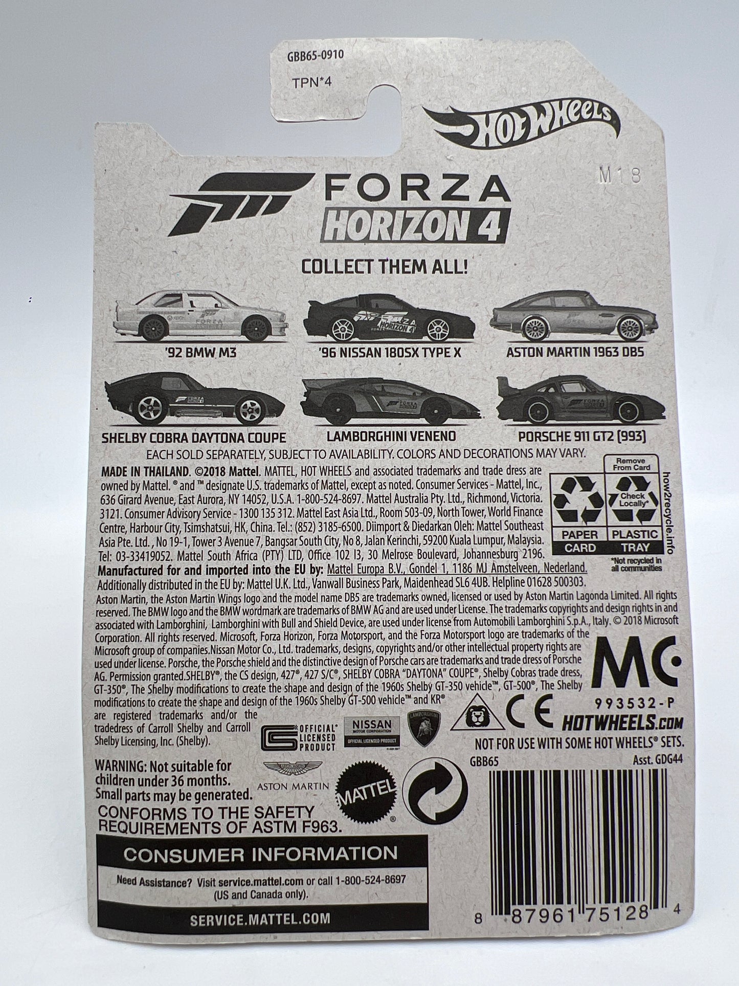 Hot Wheels Forza Horizon 4 #3 Aston Martin 1963 DB5 Silver