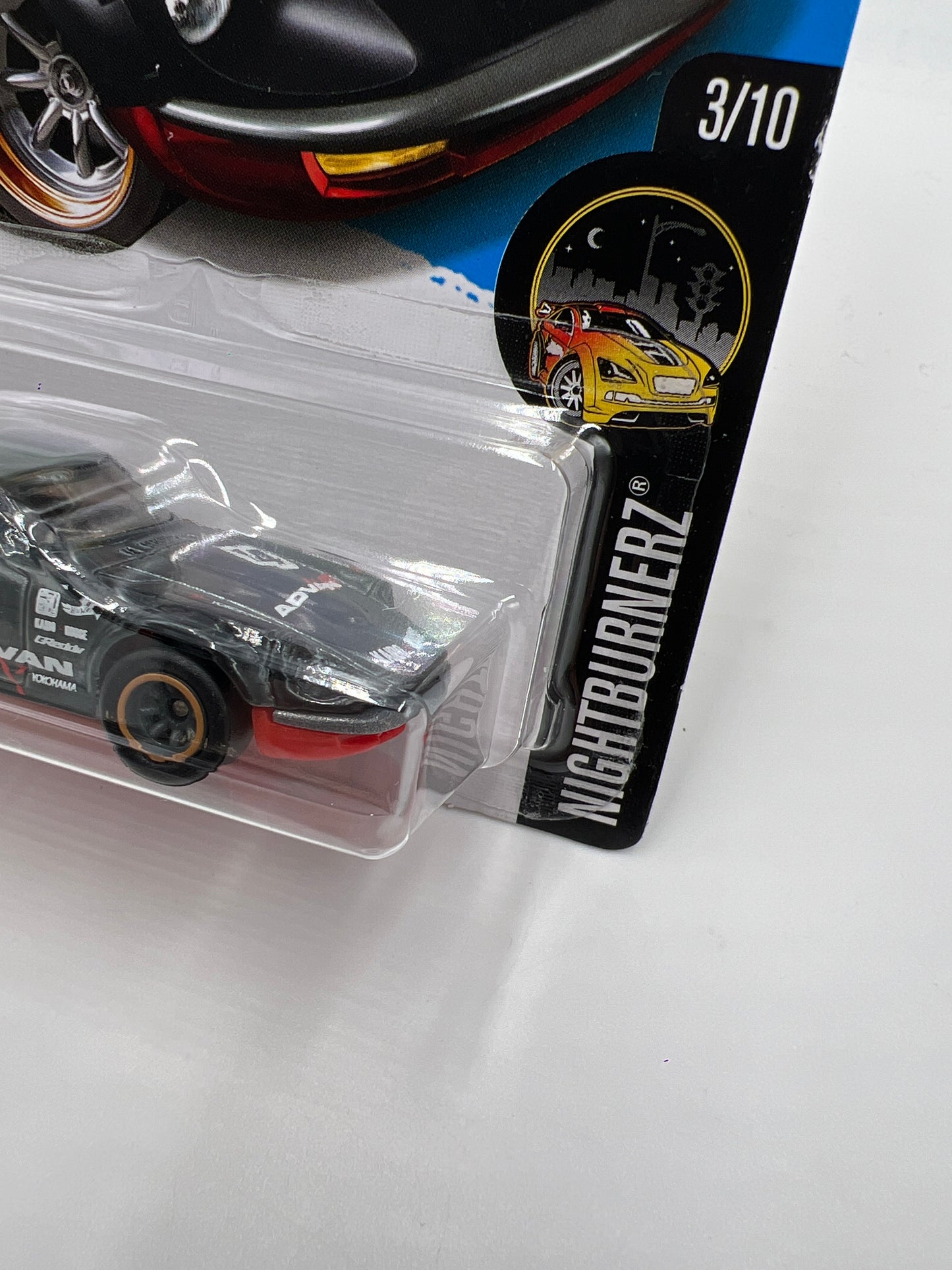 2017 Hot Wheels Super Treasure Hunt Nissan Fairlady Z Black Advan W/Protector