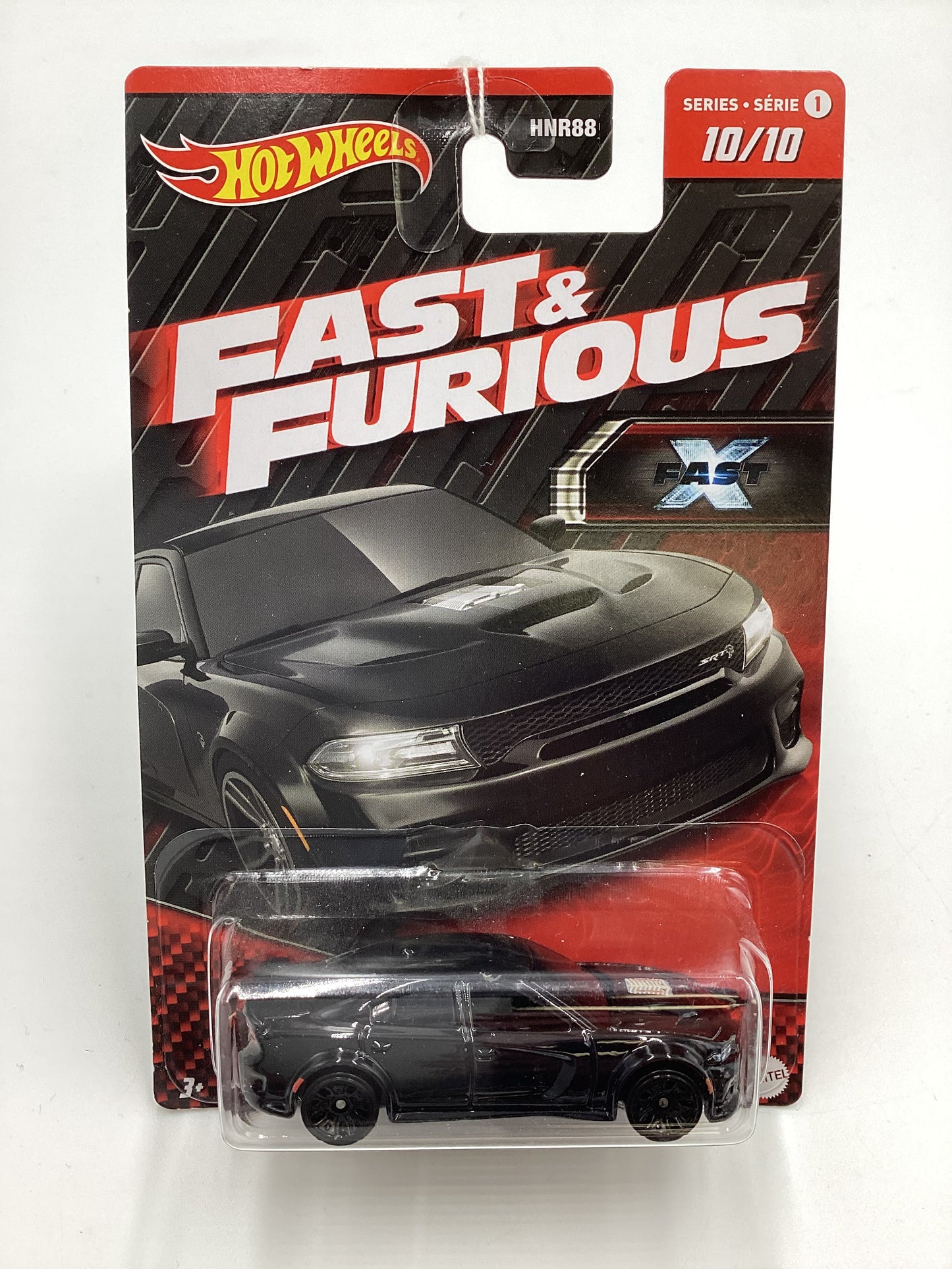 Hot Wheels Fast and Furious Series 1  #10 20 Dodge Charger Hellcat cracked blister 72A